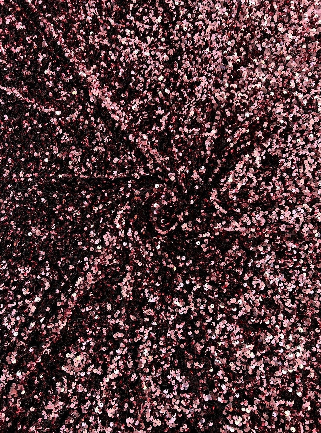 Iridescent Burgundy Sequin on Velvet - Image 4