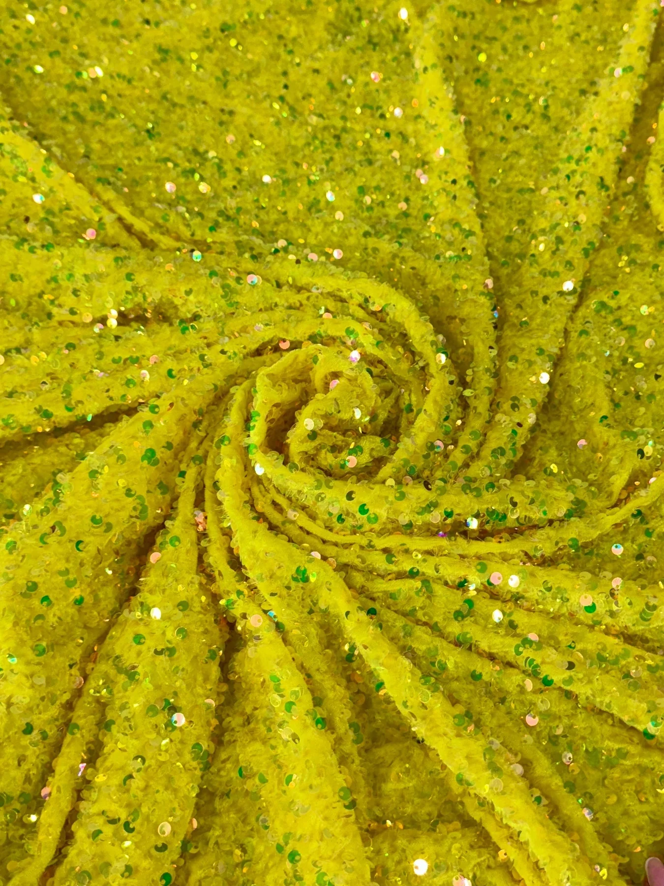 Iridescent Sequin on Velvet - Image 12