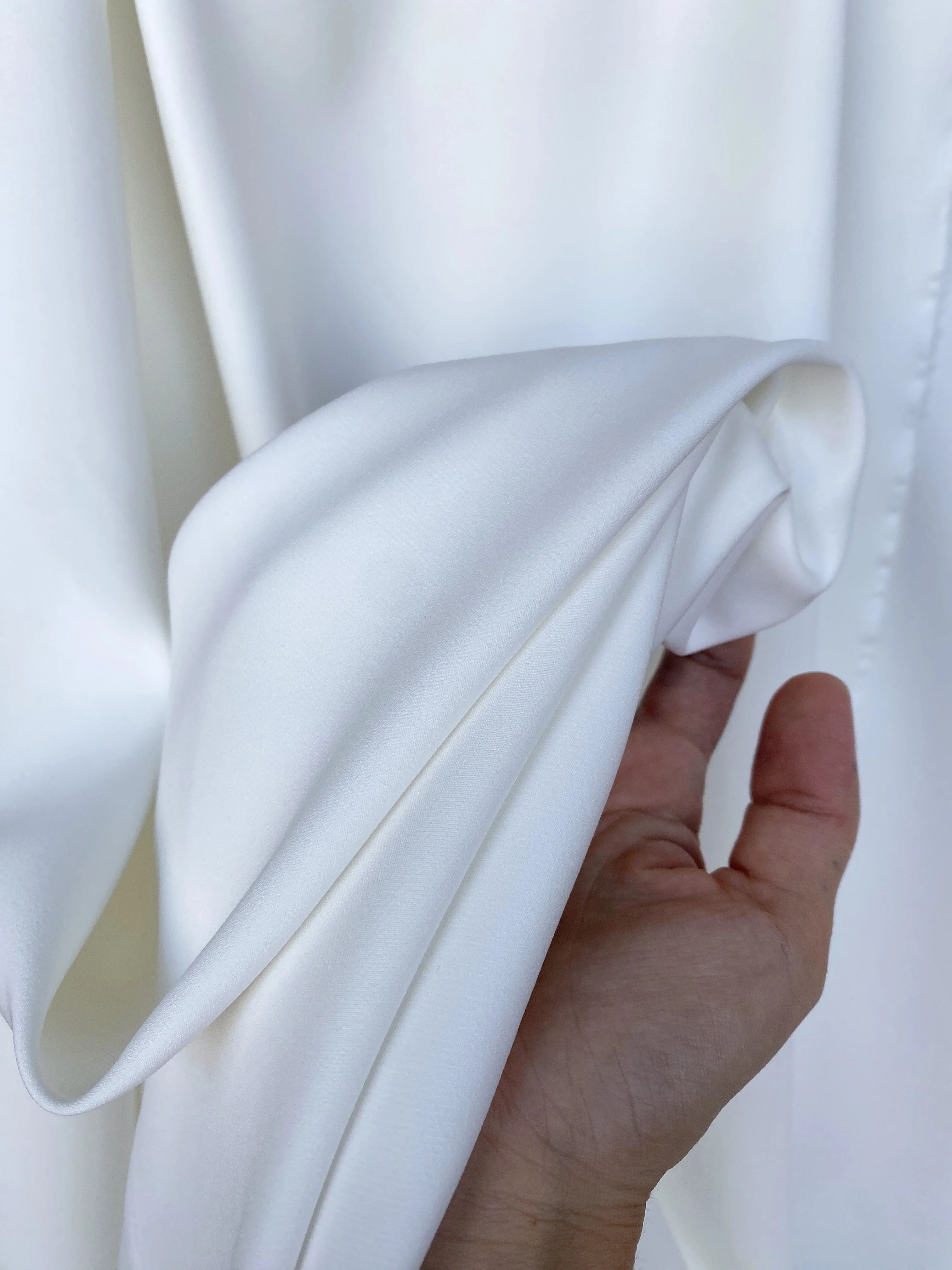 Ivory 4 Way Stretch Crepe - Image 3
