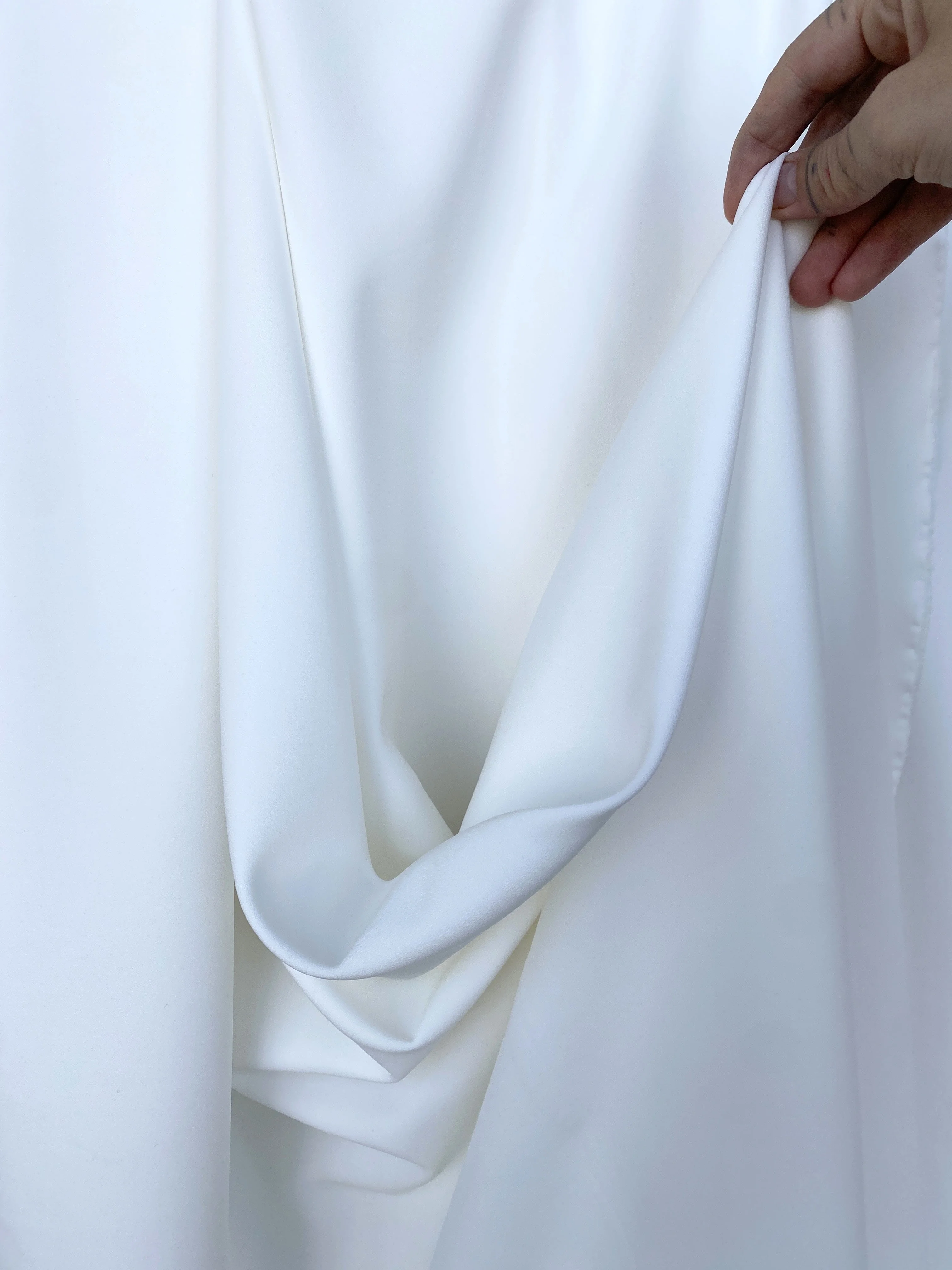 Ivory 4 Way Stretch Crepe - Image 7
