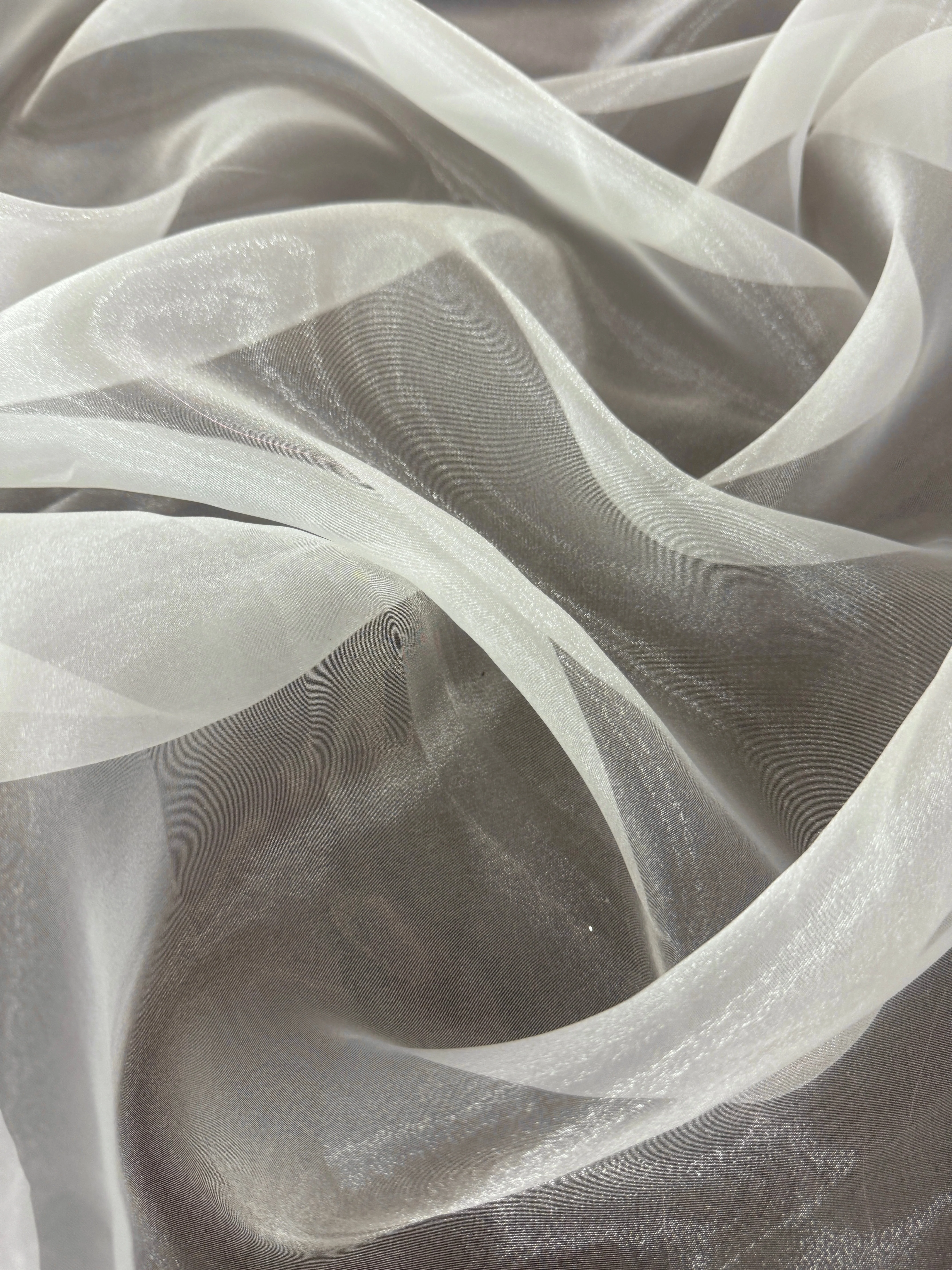Ivory Crystal Organza - Image 4