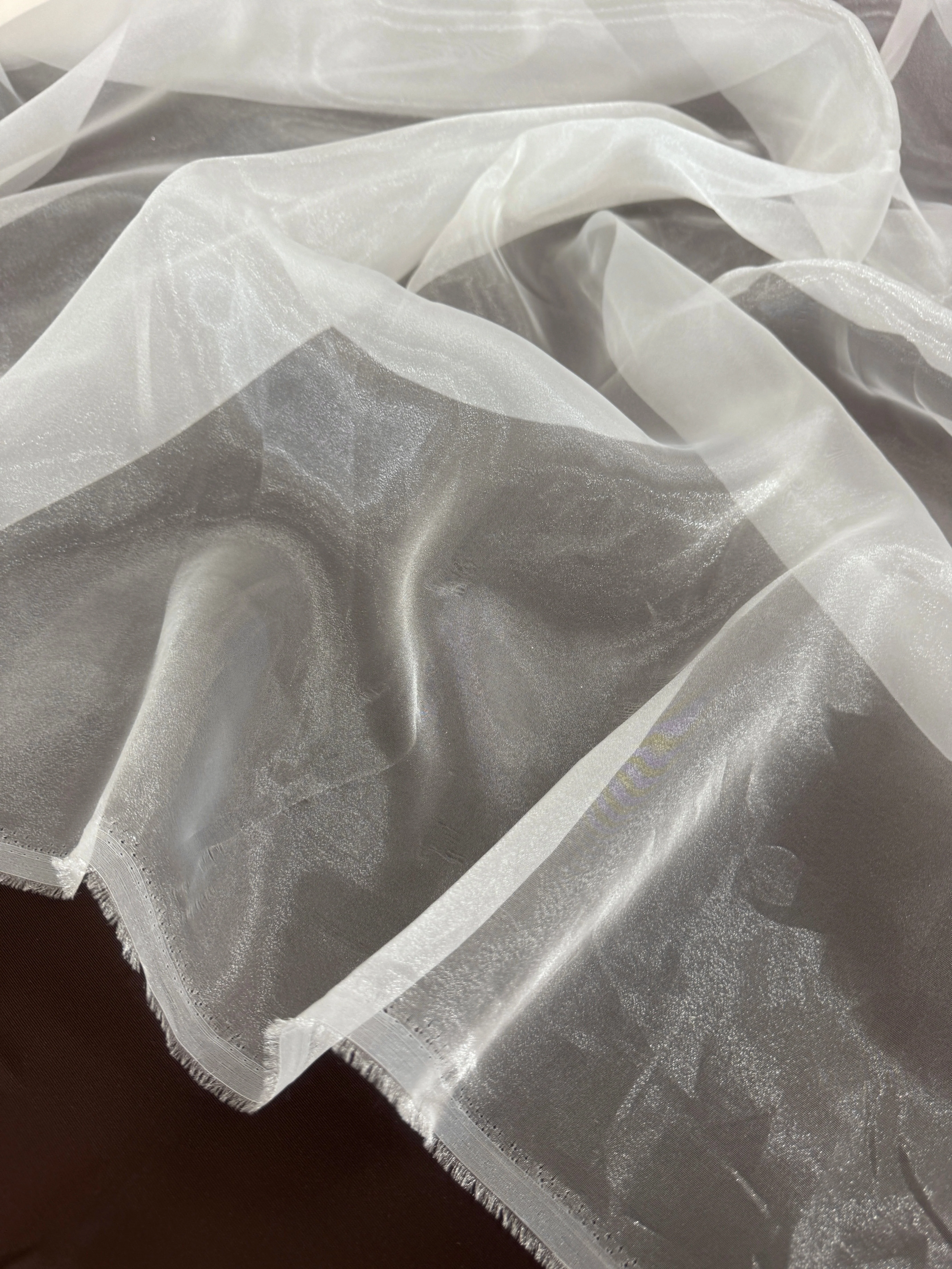 Ivory Crystal Organza - Image 8