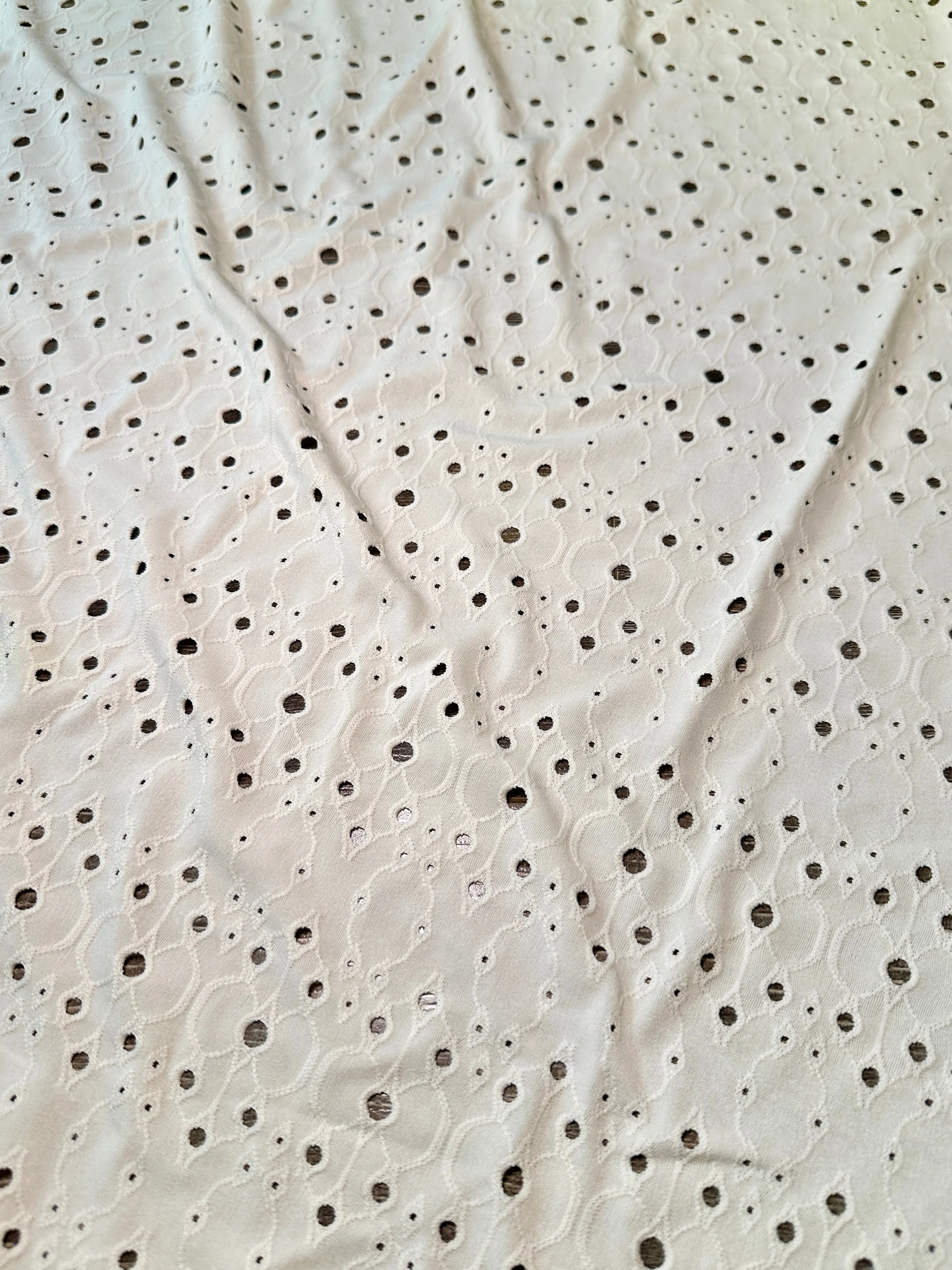 Ivory Eyelet Knit - Image 2