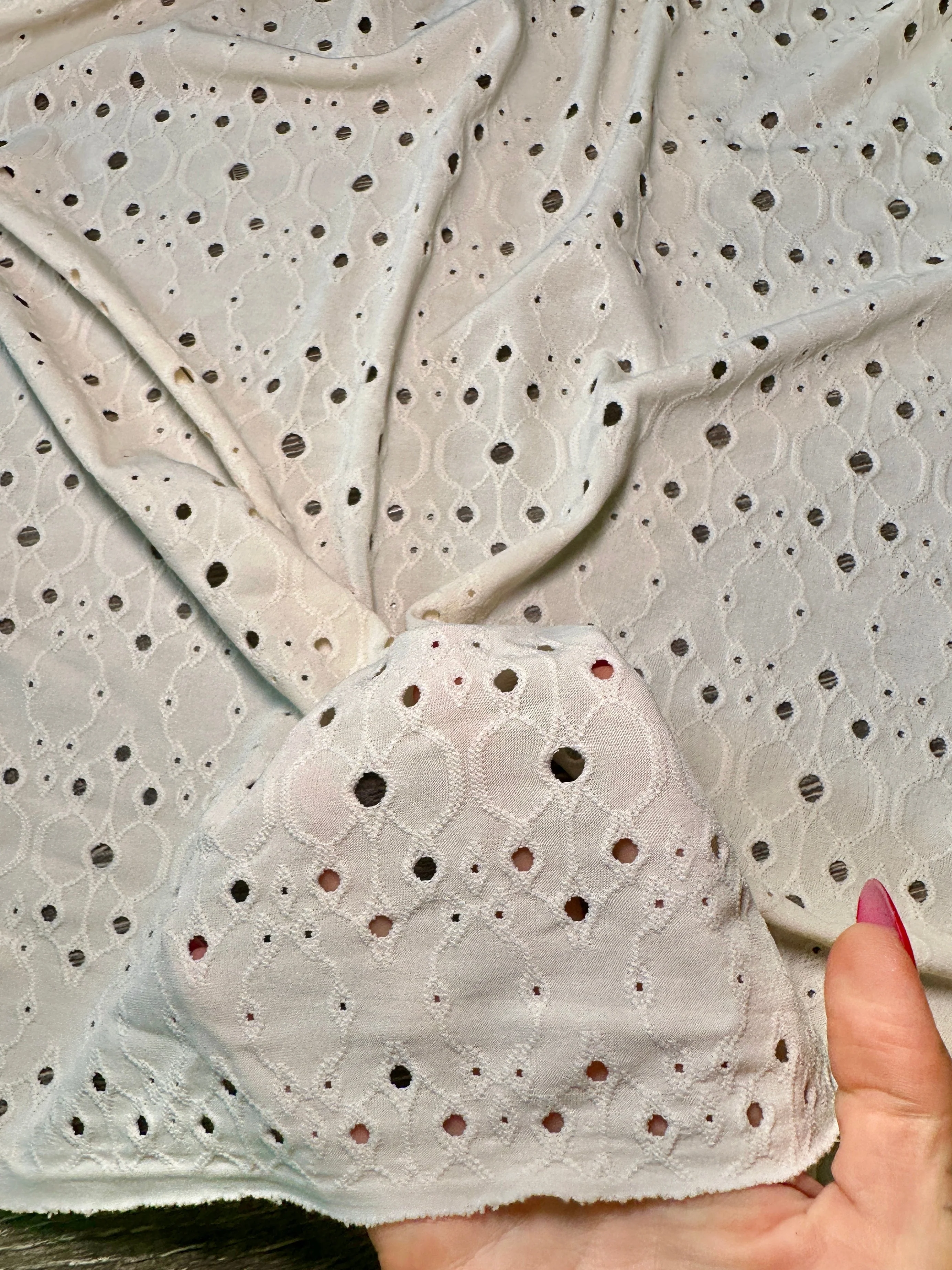 Ivory Eyelet Knit - Image 3