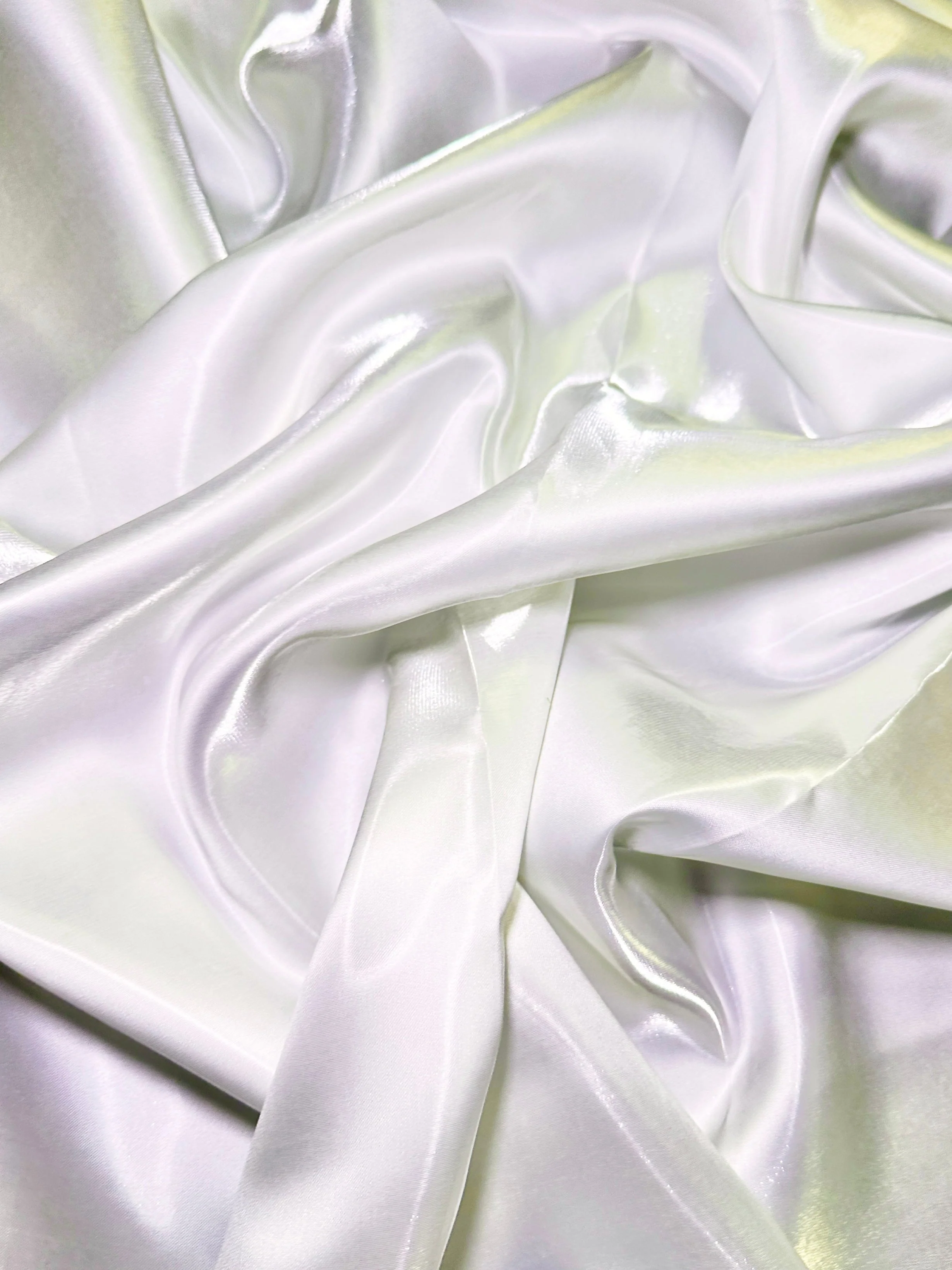Ivory Liquid Bridal Satin - Image 4