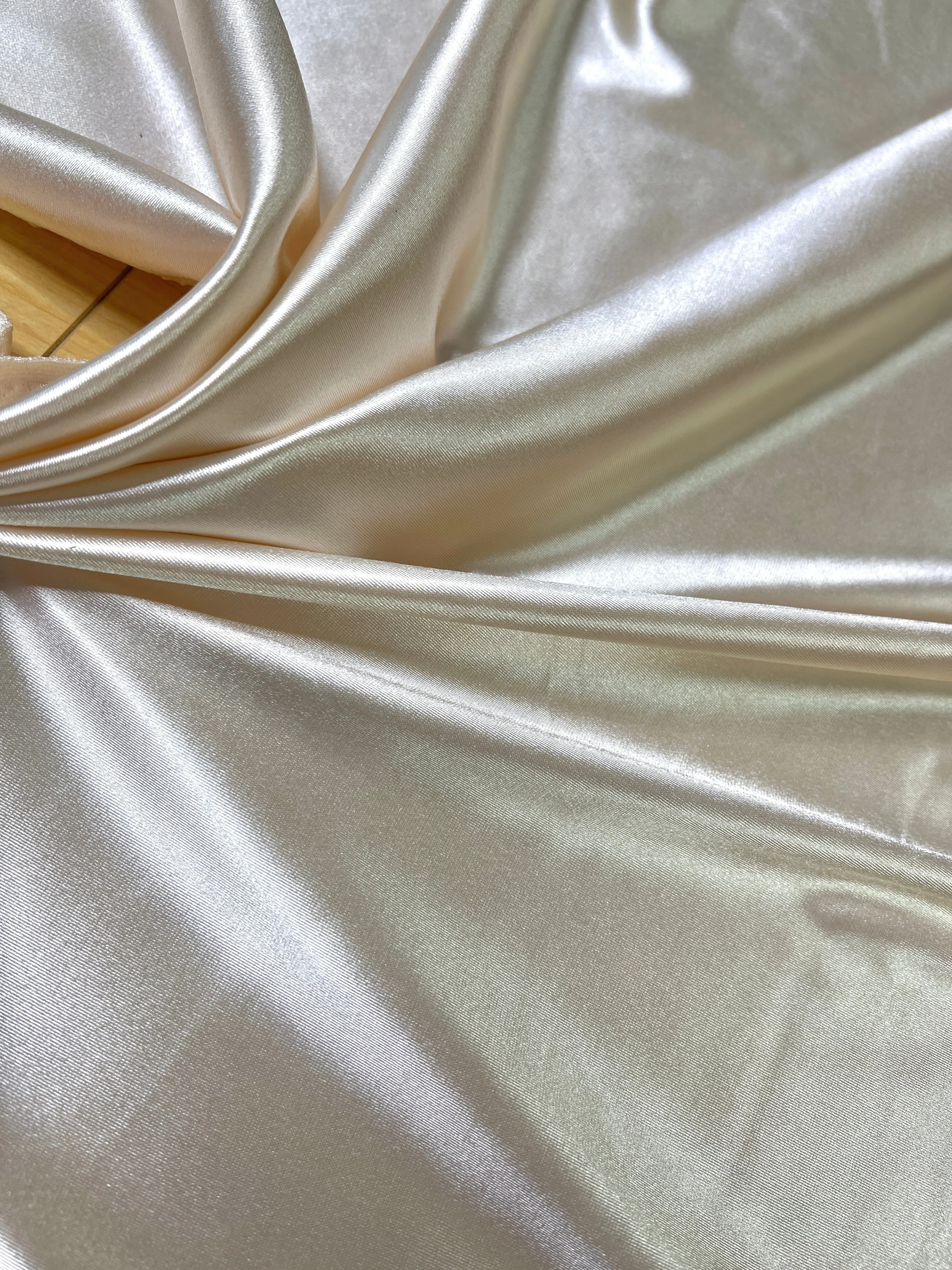 Ivory Shiny Nylon Spandex - Image 10
