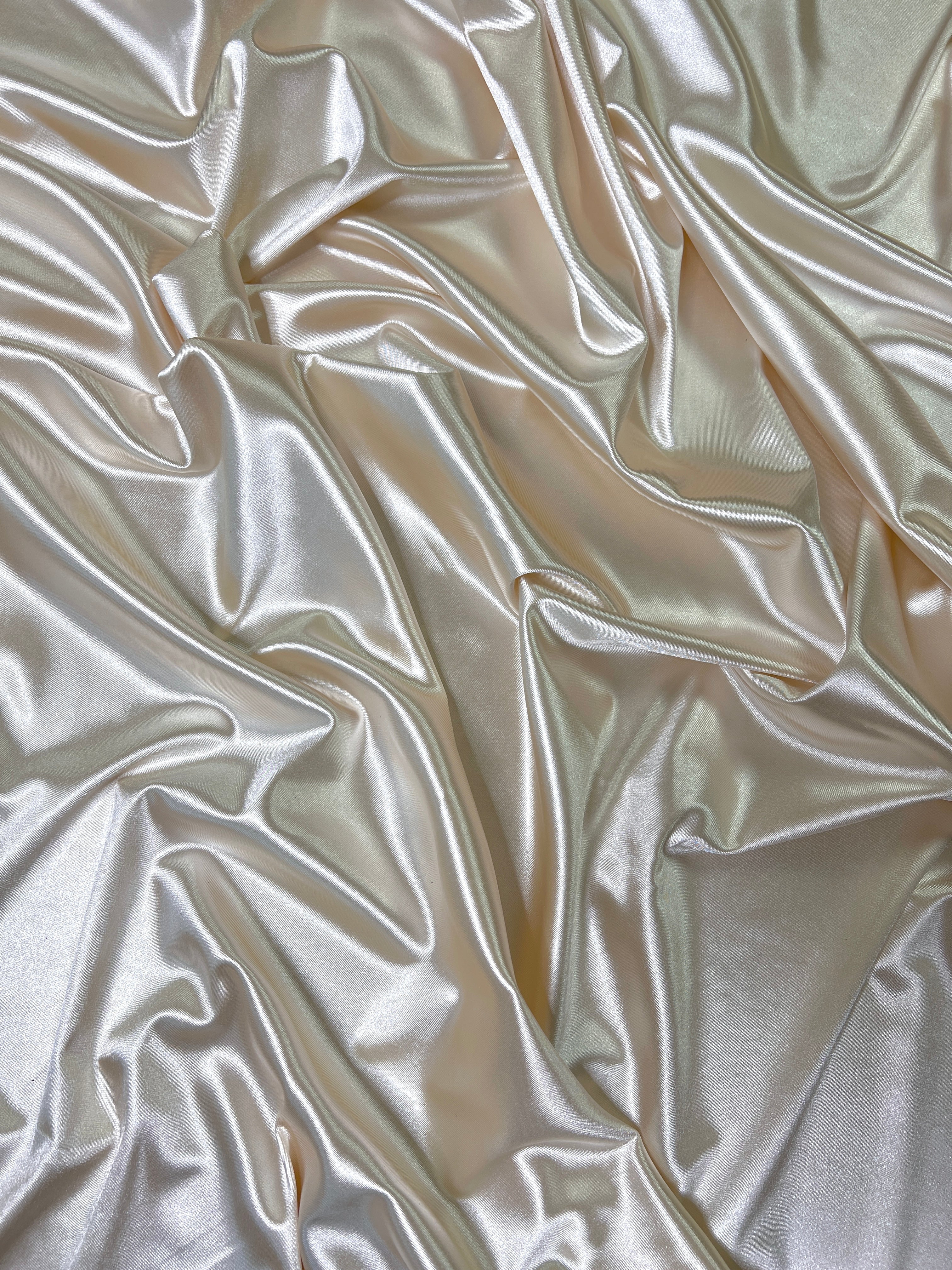 Ivory Shiny Nylon Spandex - Image 2