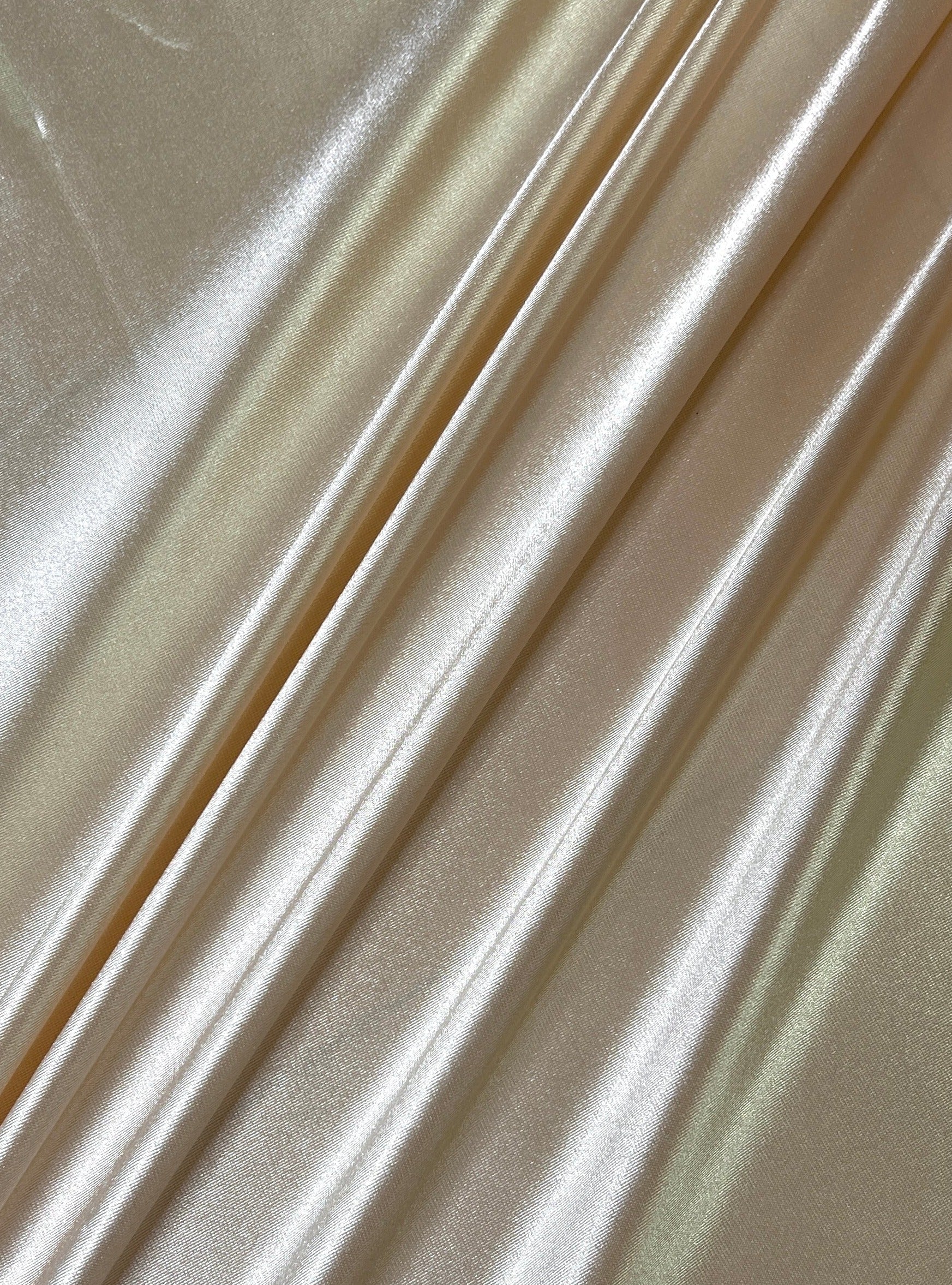 Ivory Shiny Nylon Spandex - Image 8