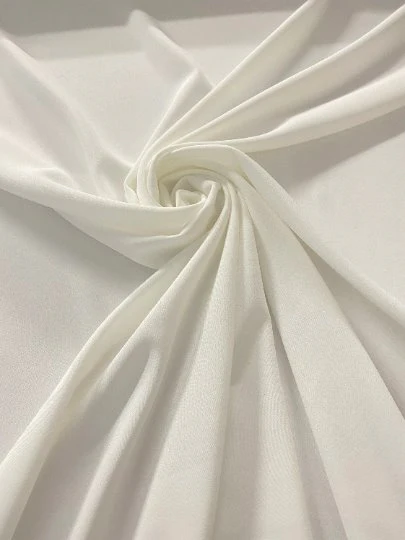 Ivory Stretch Crepe - Image 3