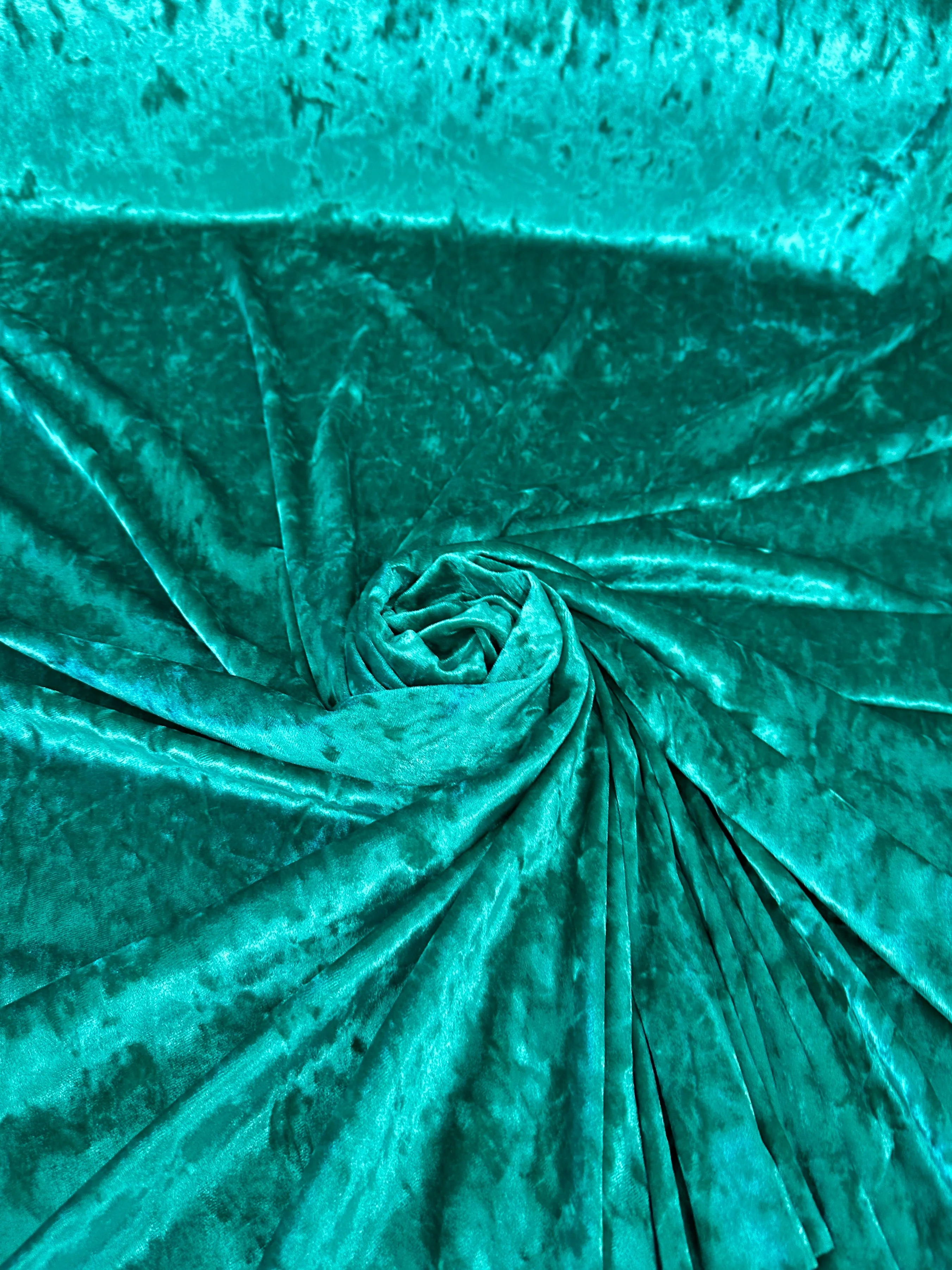 Jade Stretch Crushed Velvet - Image 2