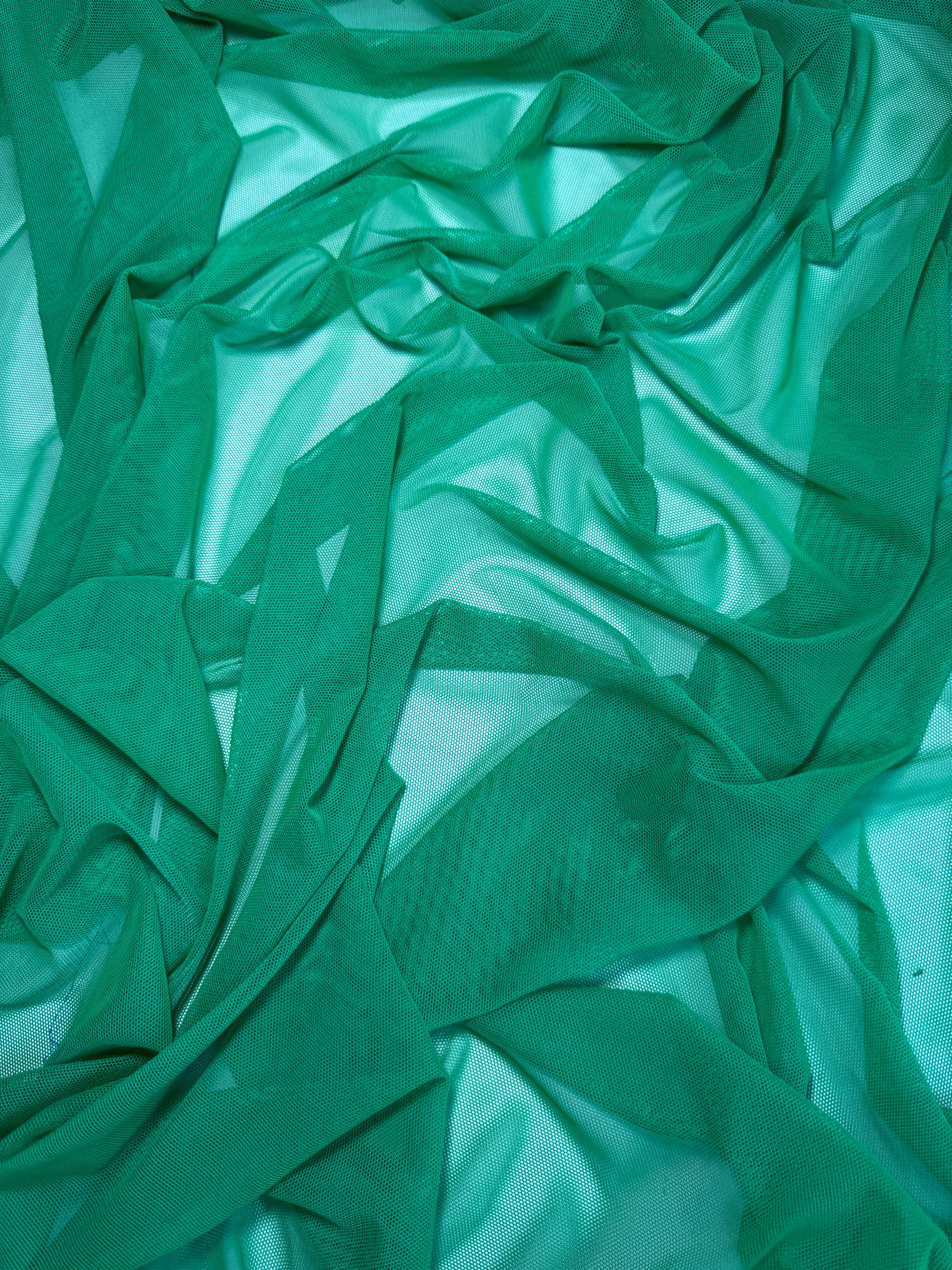 Kelly Green 4 Way Stretch Power Mesh - Image 3