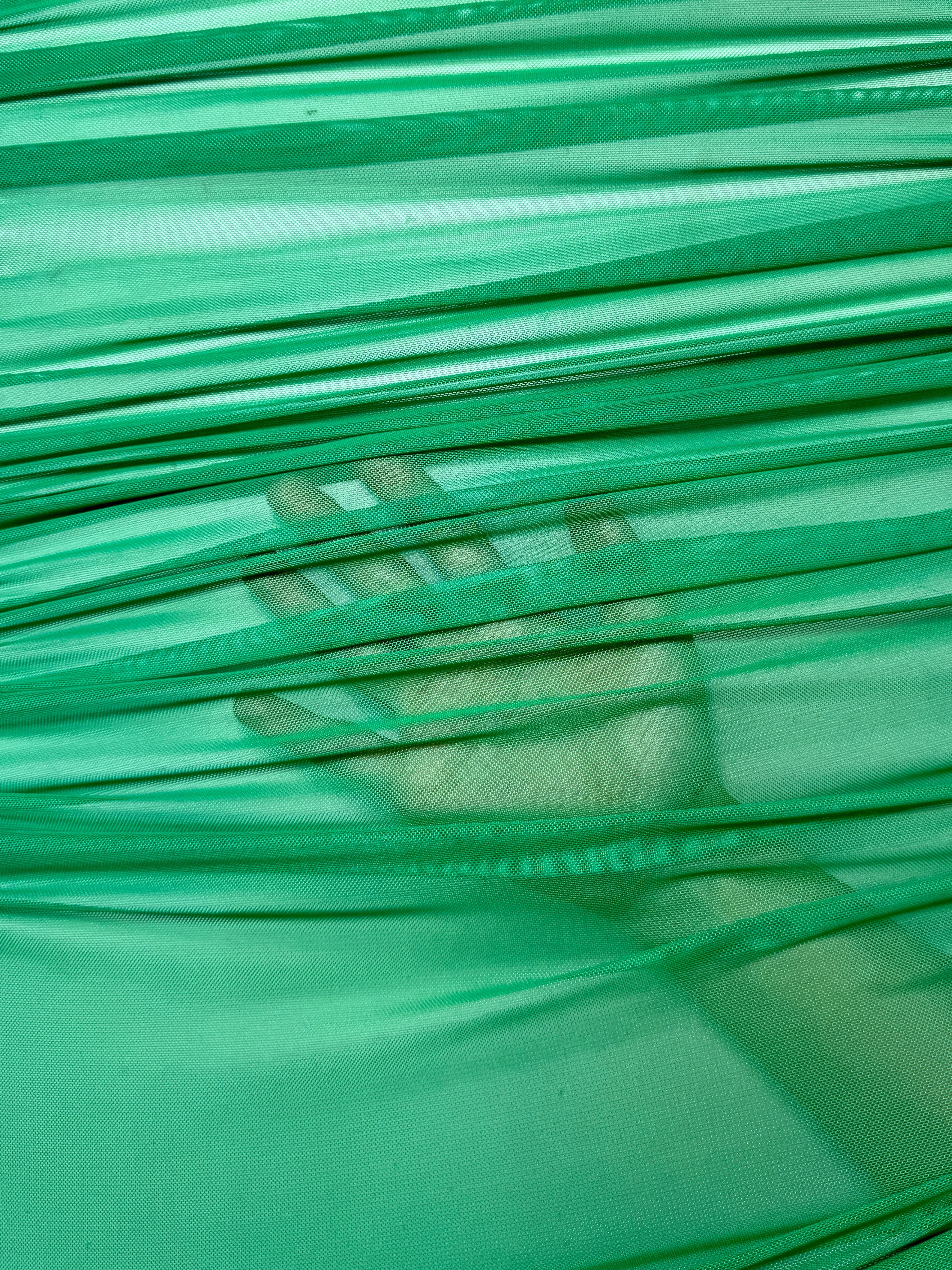 Kelly Green 4 Way Stretch Power Mesh - Image 4