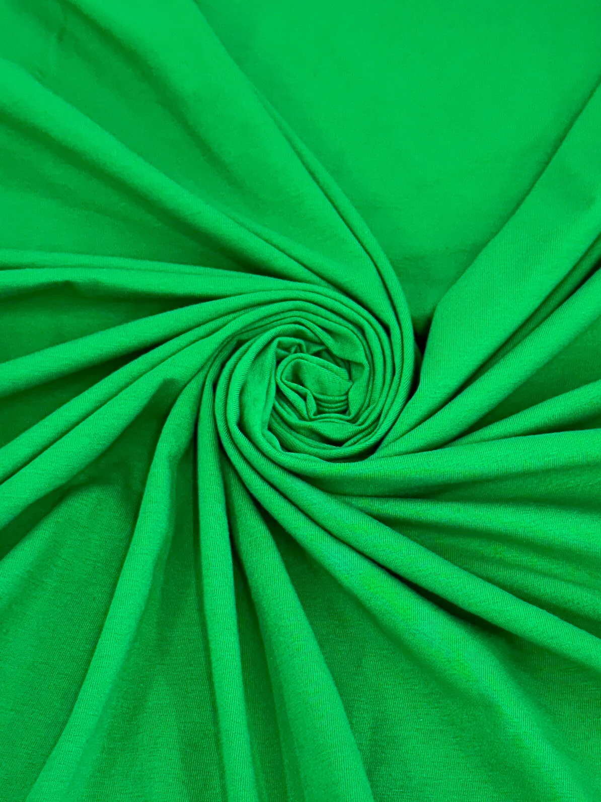 Kelly Green Cotton Jersey Knit