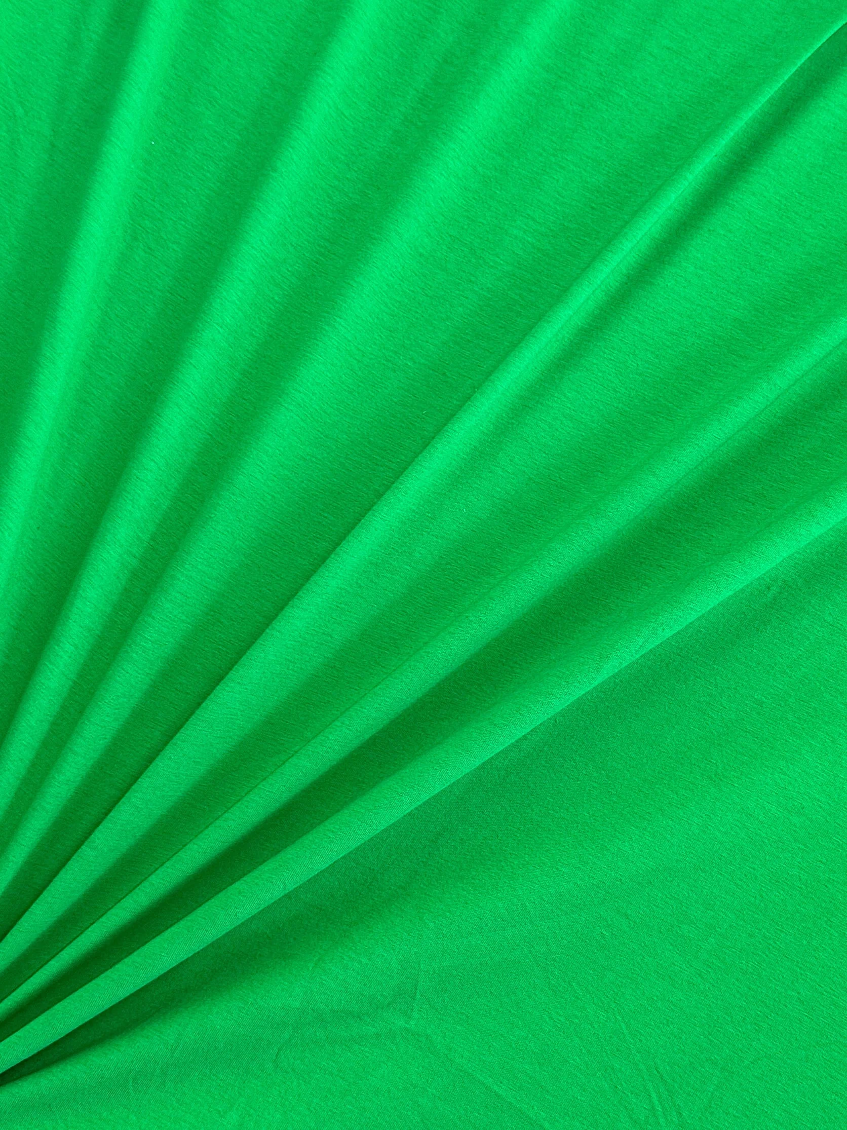 Kelly Green Cotton Jersey Knit - Image 2