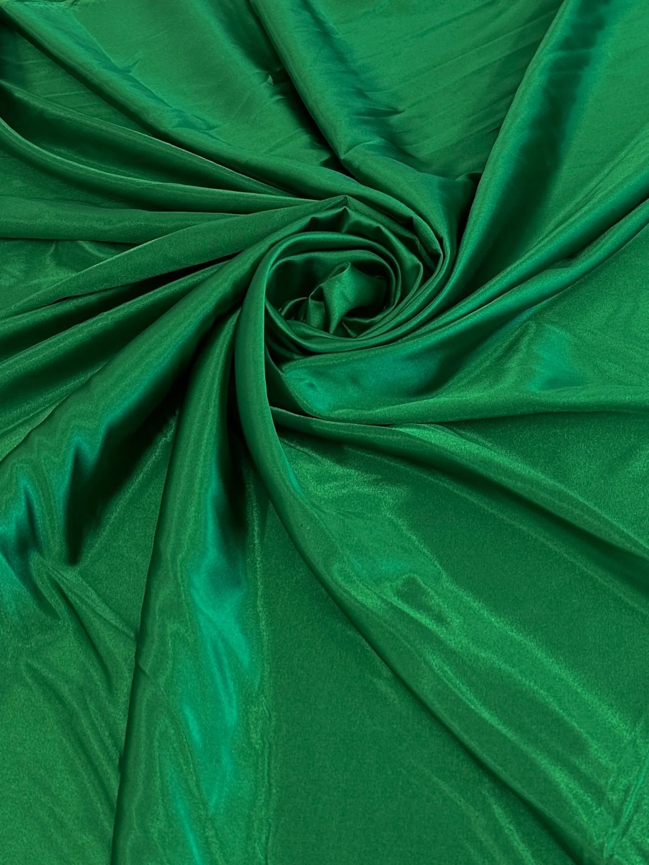 Kelly Green Luxury Silky Stretch Satin - Image 4