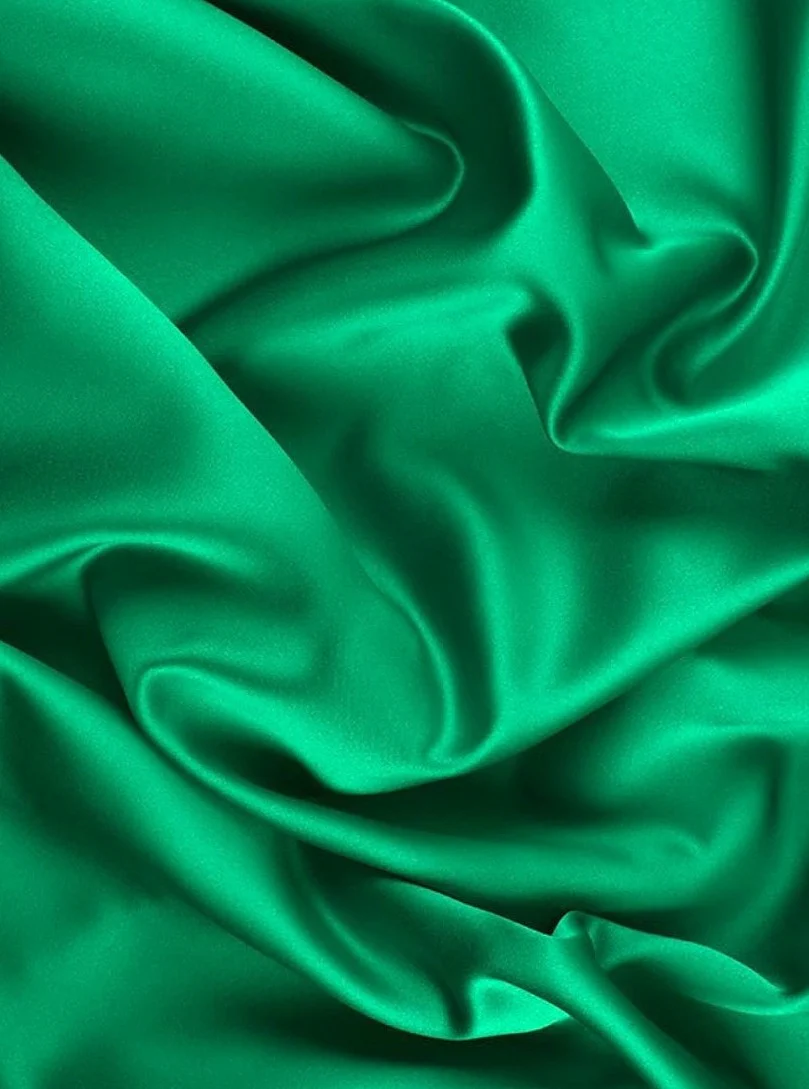 Kelly Green Satin - Image 3