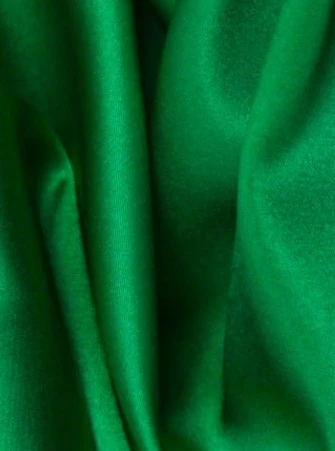 Kelly Green Silky Stretch Satin - Image 5