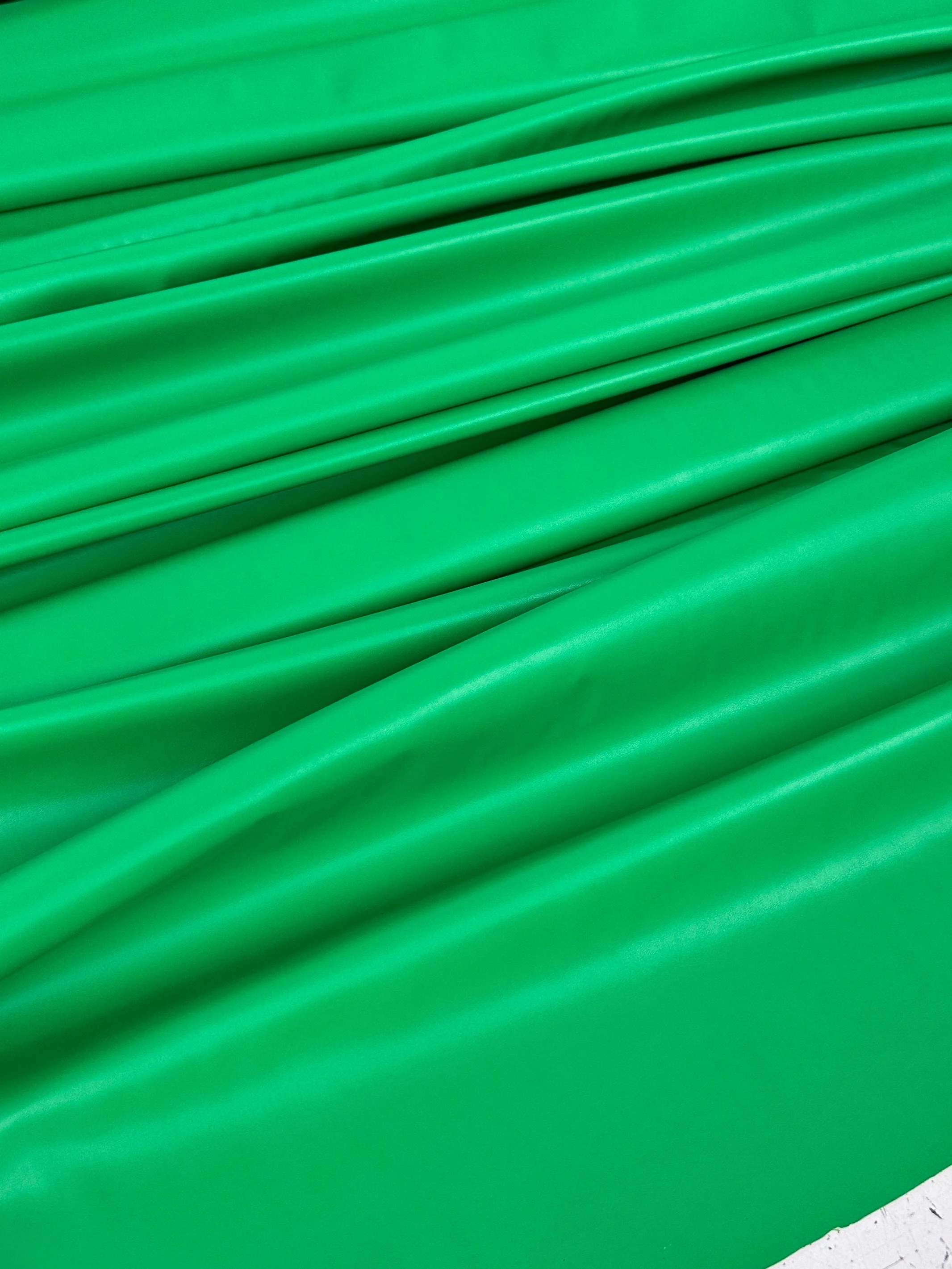 Kelly Green Stretch Faux Leather - Image 2