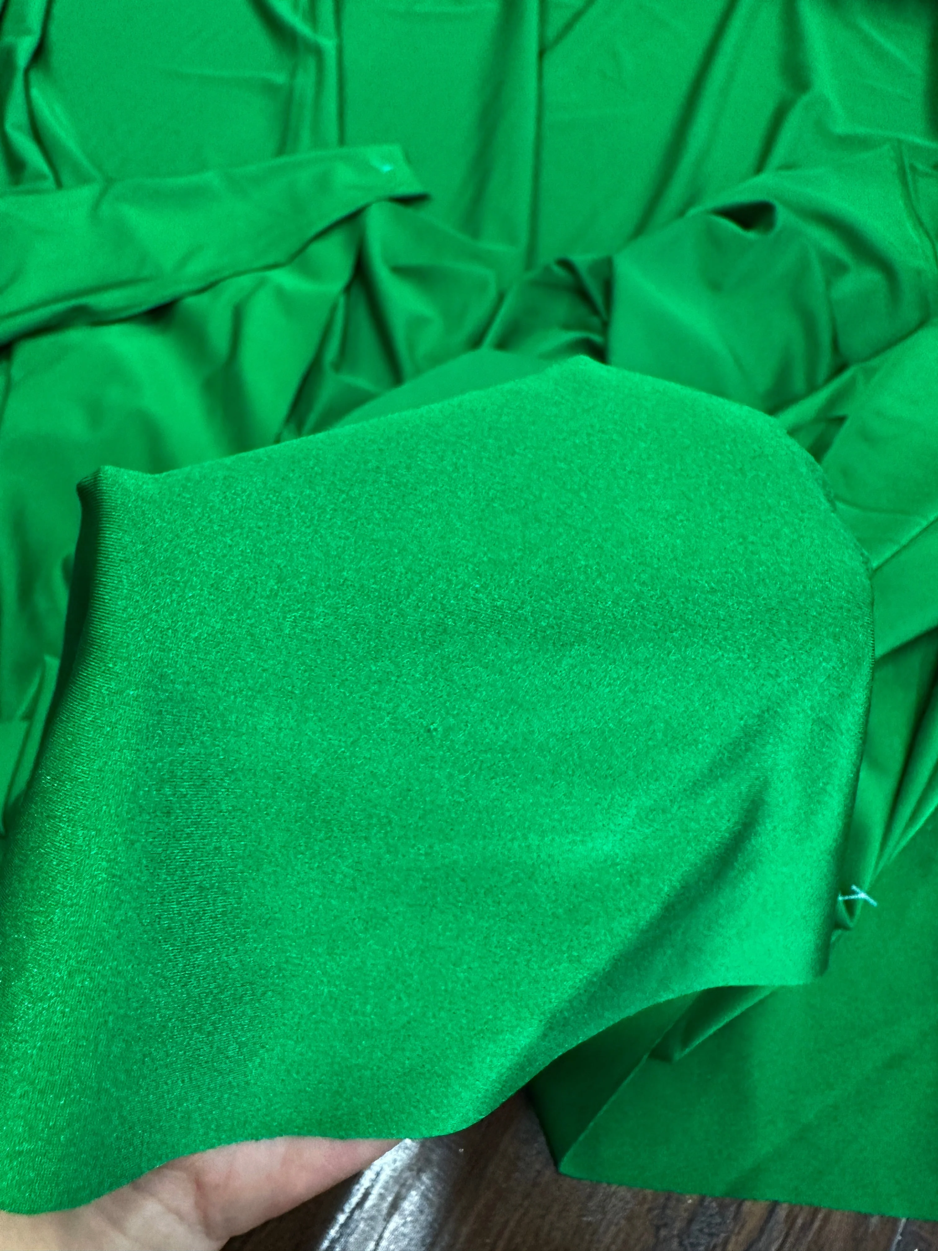 Kelly Green Lulu Yoga Nylon Spandex - Image 5
