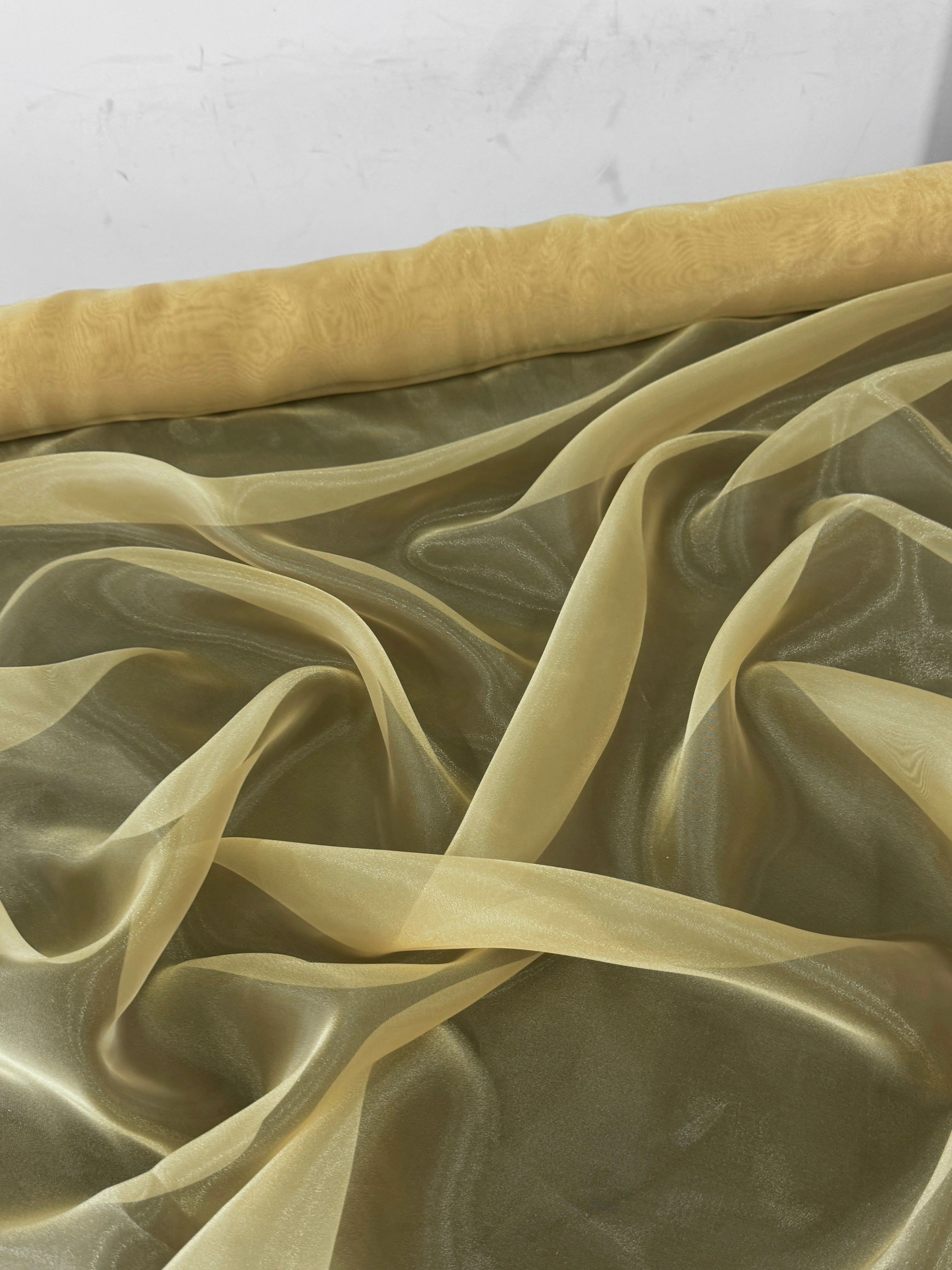 Khaki Crystal Organza - Image 5