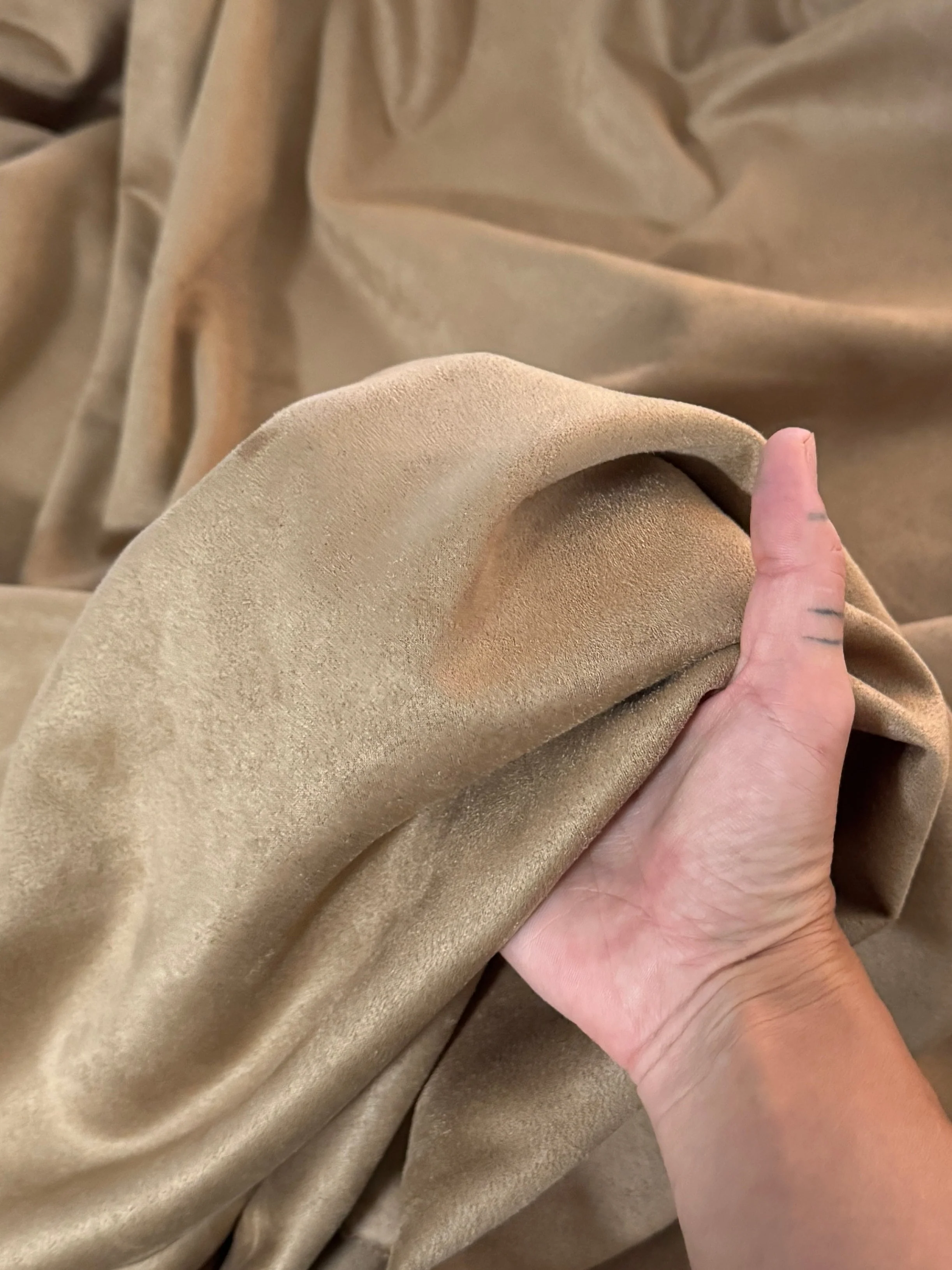 Khaki Stretch Apparel Techno Suede - Image 5