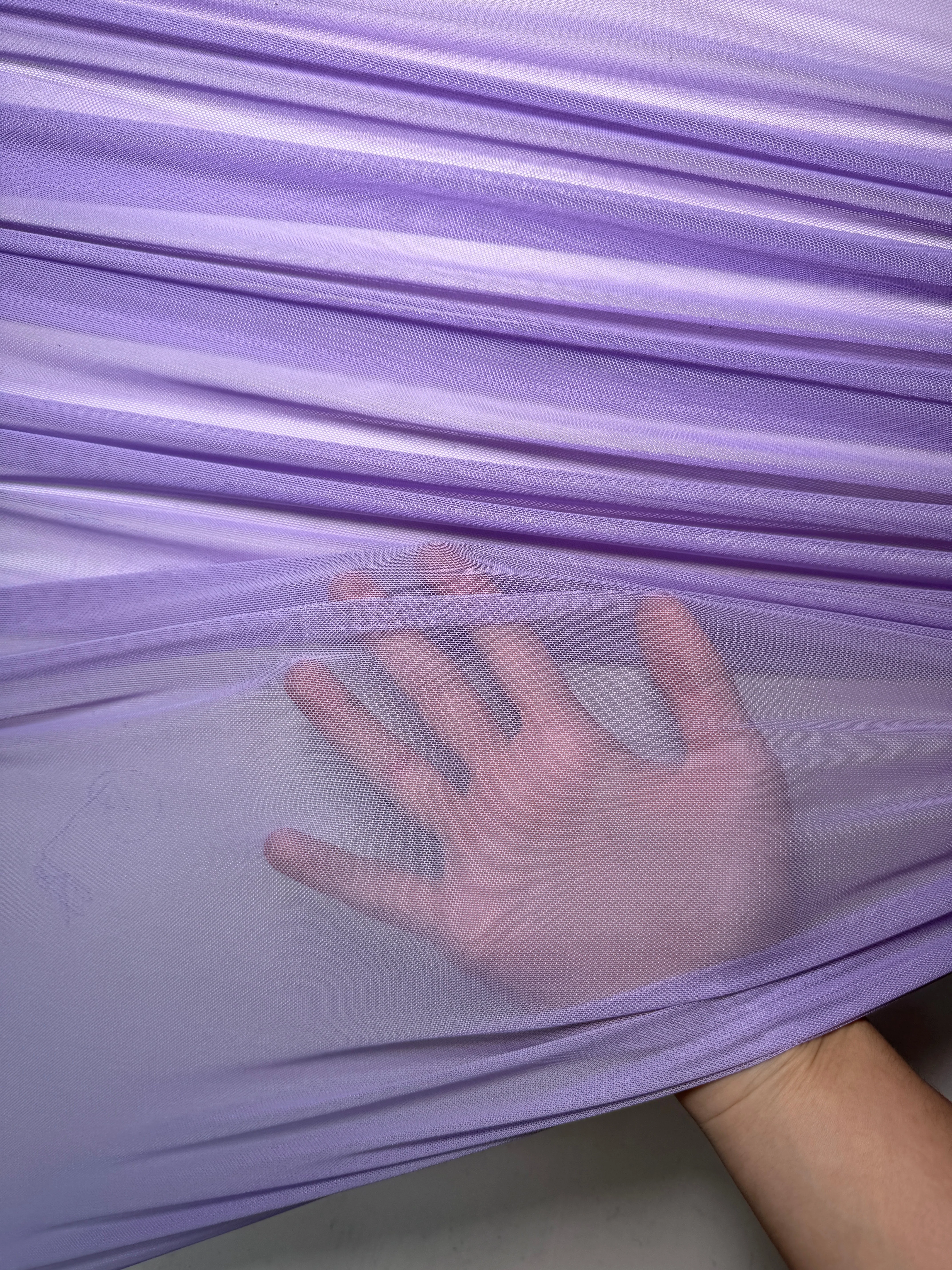 Lavender 4 Way Stretch Power Mesh