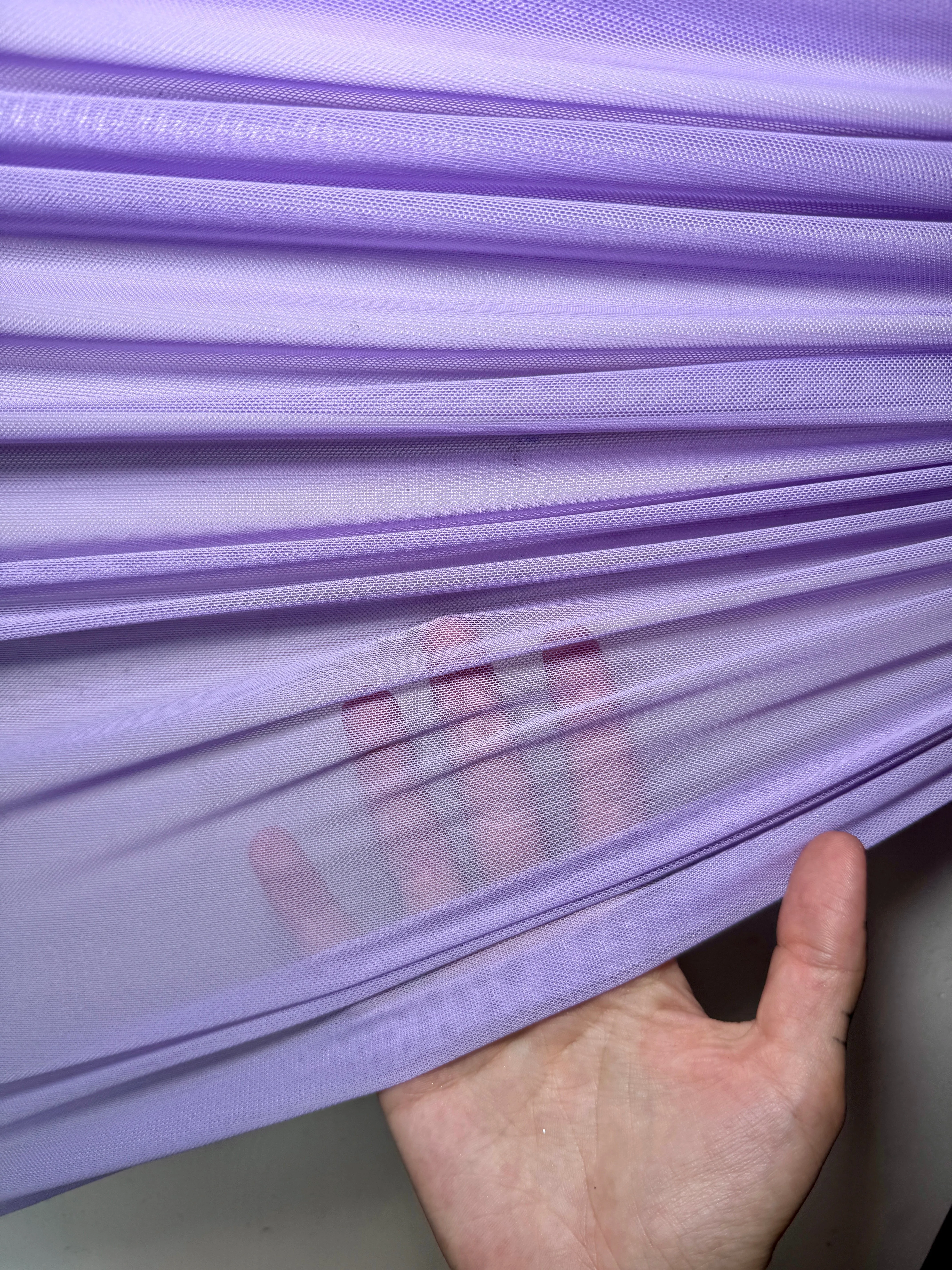 Lavender 4 Way Stretch Power Mesh - Image 4