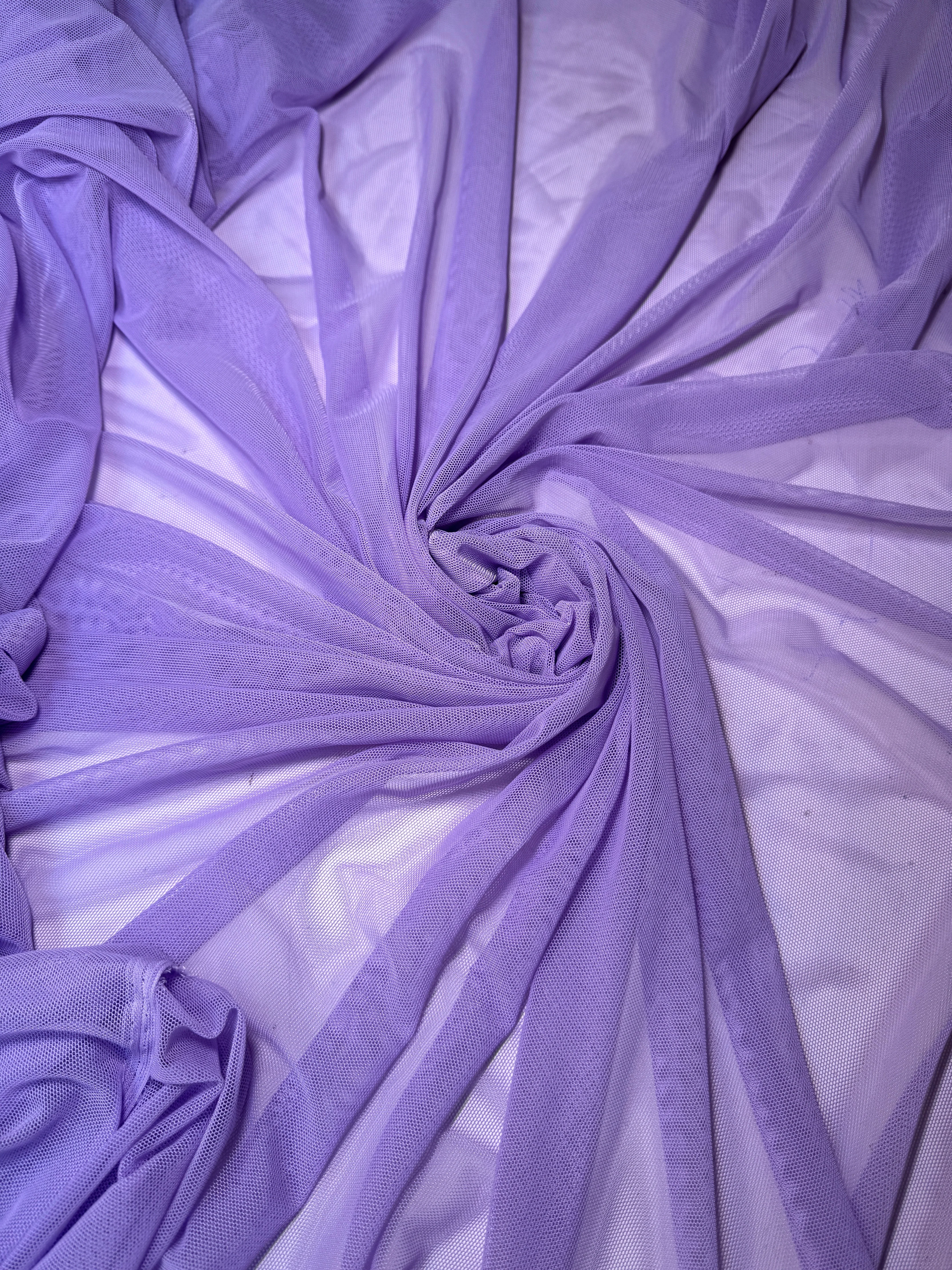 Lavender 4 Way Stretch Power Mesh - Image 7
