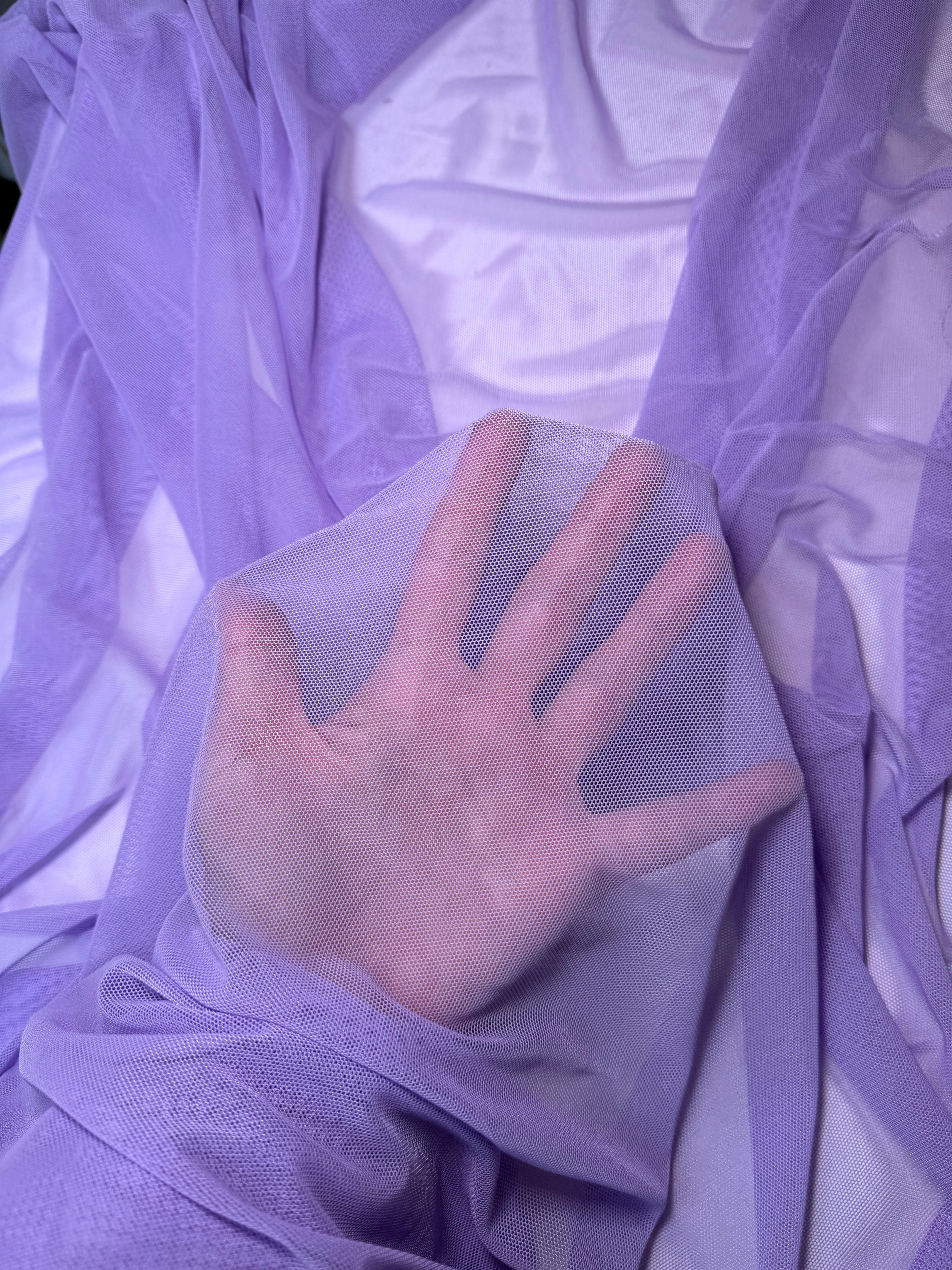 Lavender 4 Way Stretch Power Mesh - Image 8