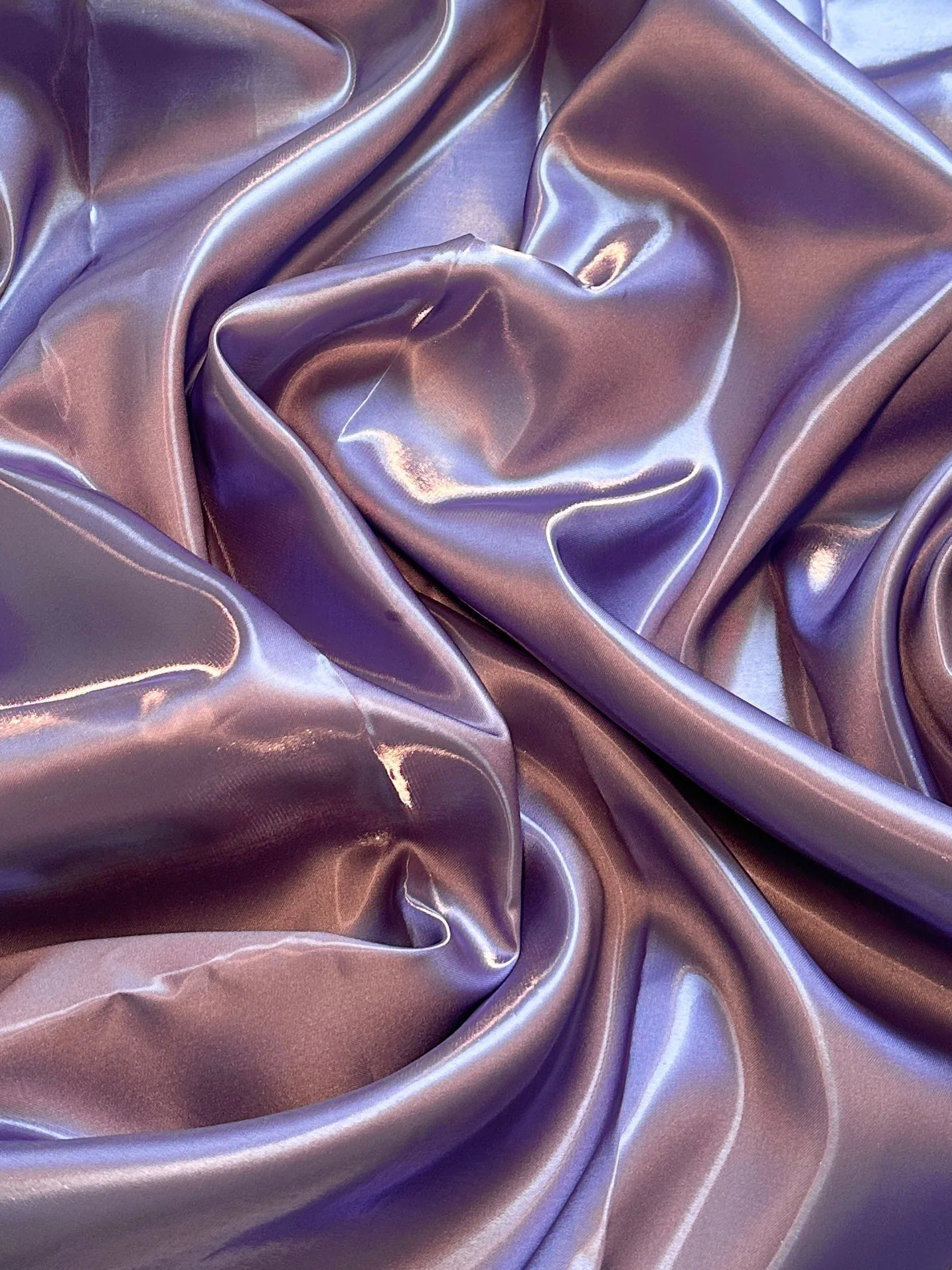 Lavender Liquid Bridal Satin - Image 2
