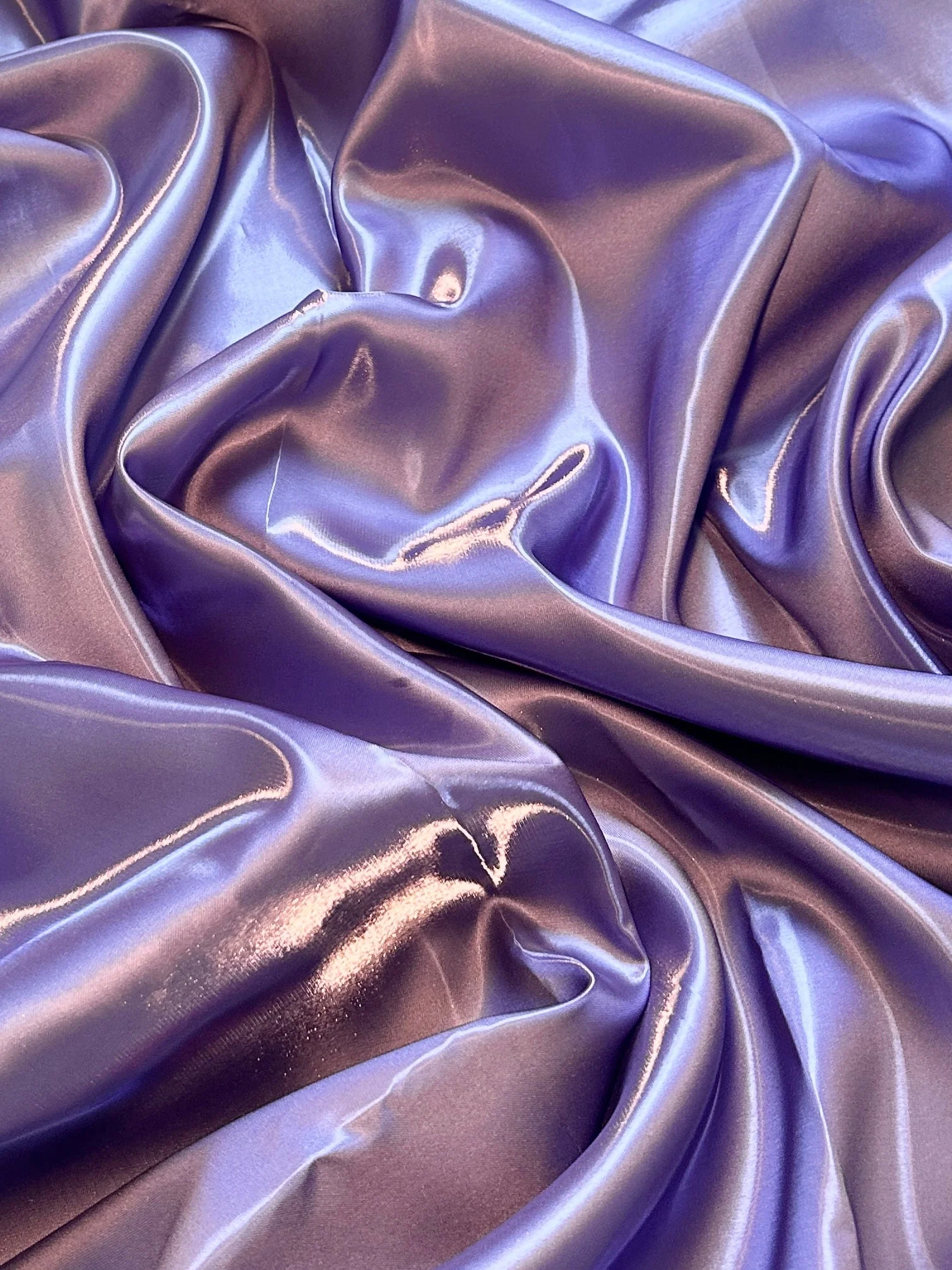 Lavender Liquid Bridal Satin - Image 3
