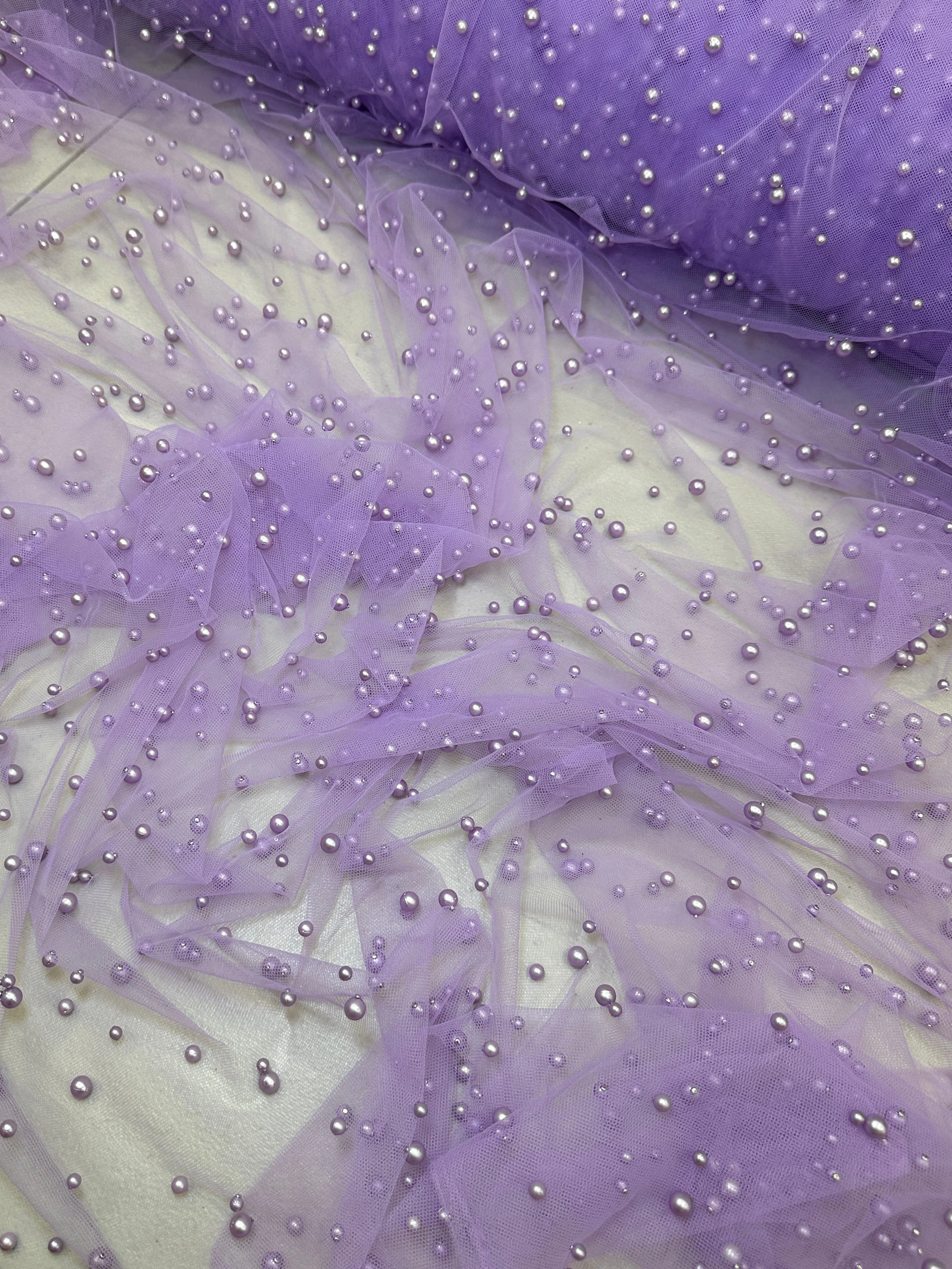 Lavender Pearl Tulle - Image 3