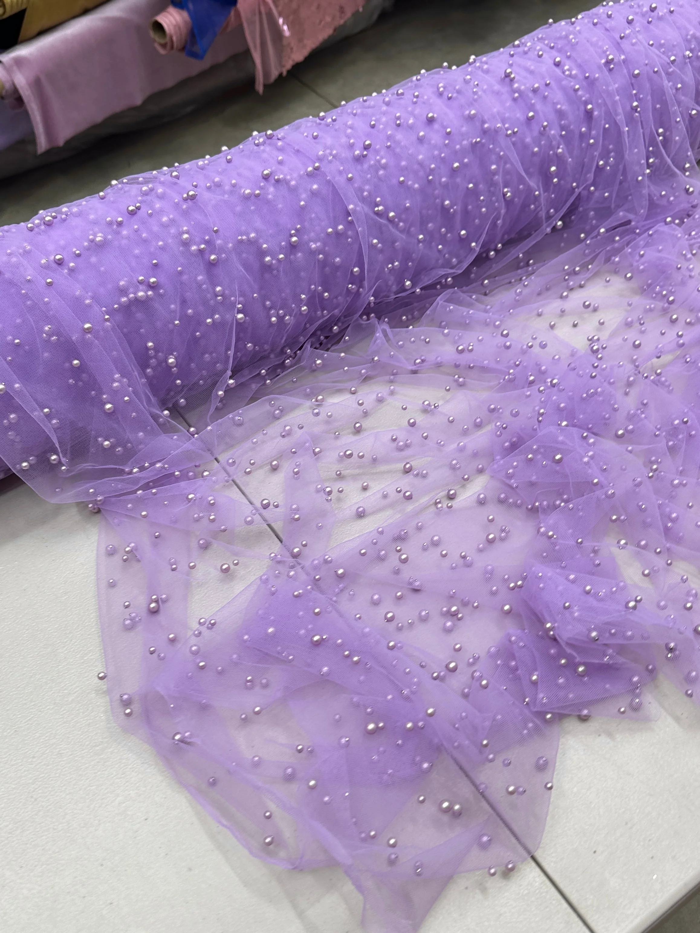 Lavender Pearl Tulle - Image 6