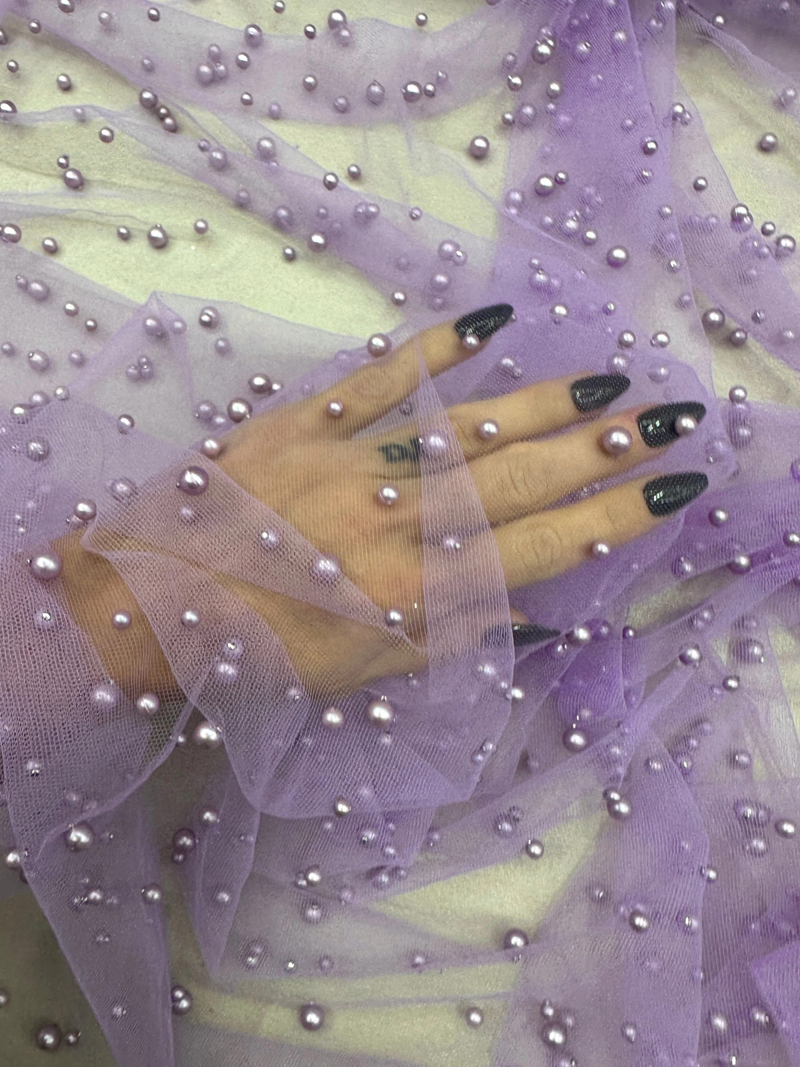 Lavender Pearl Tulle - Image 7