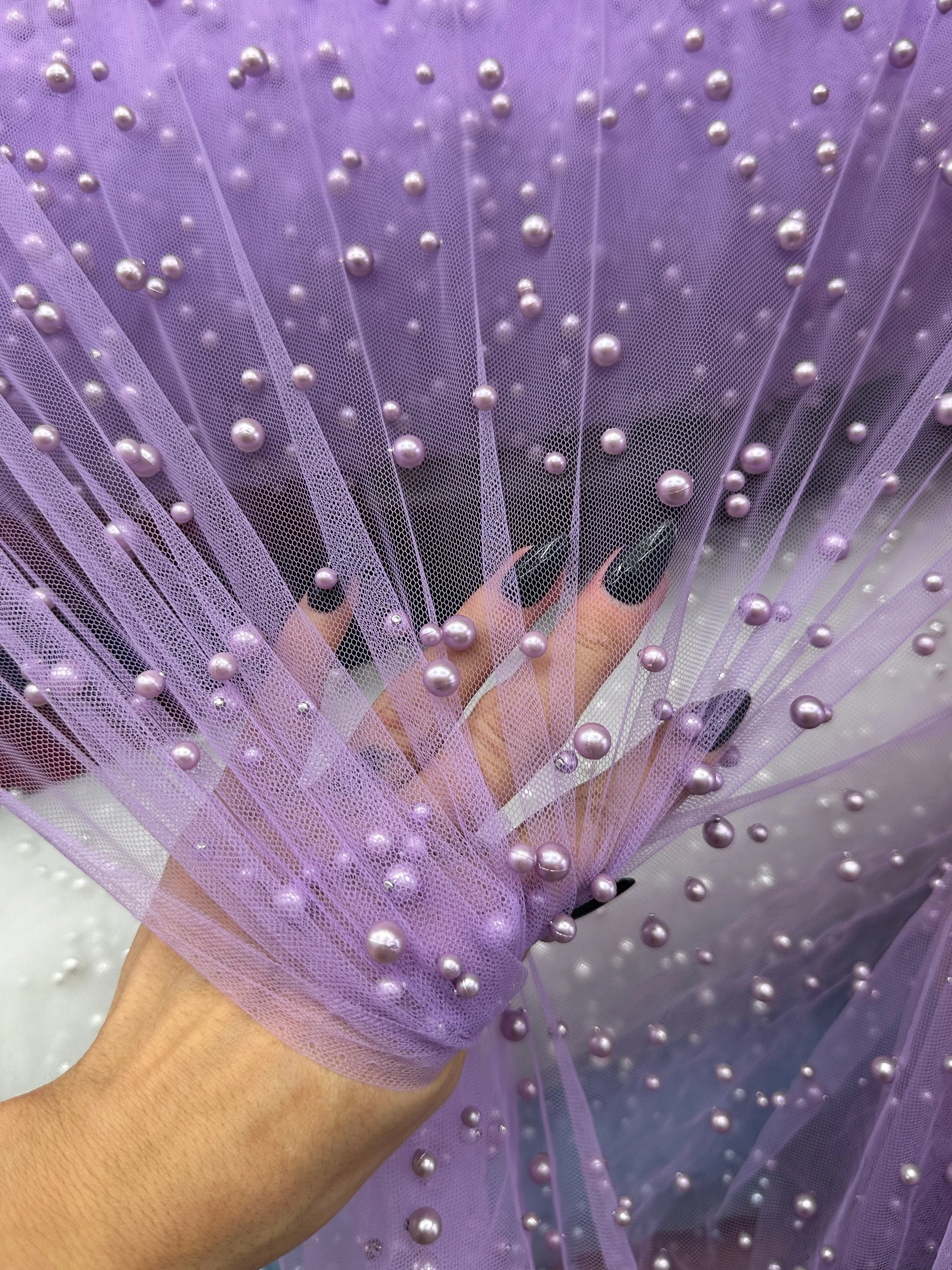 Lavender Pearl Tulle - Image 8
