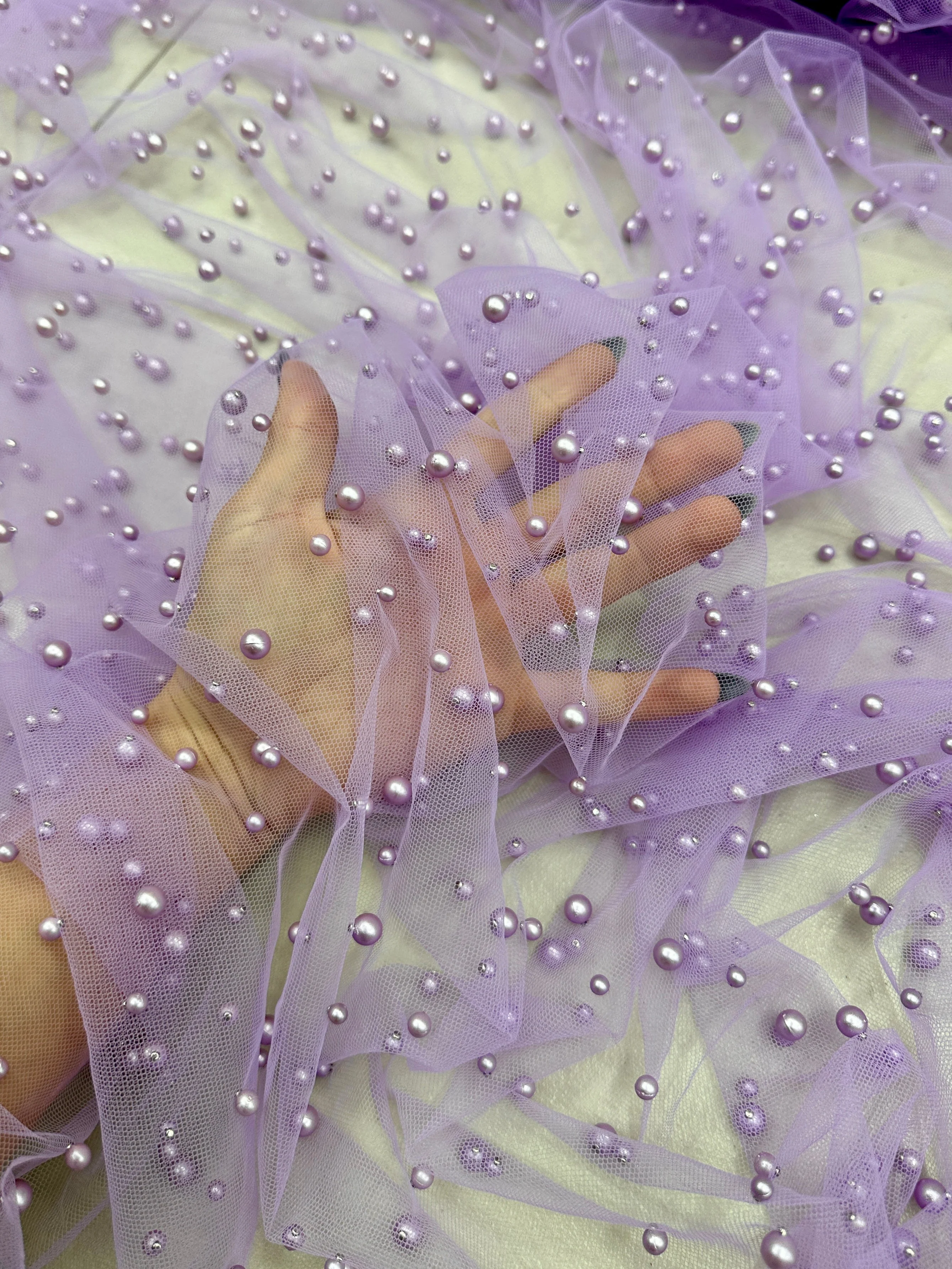 Lavender Pearl Tulle - Image 9