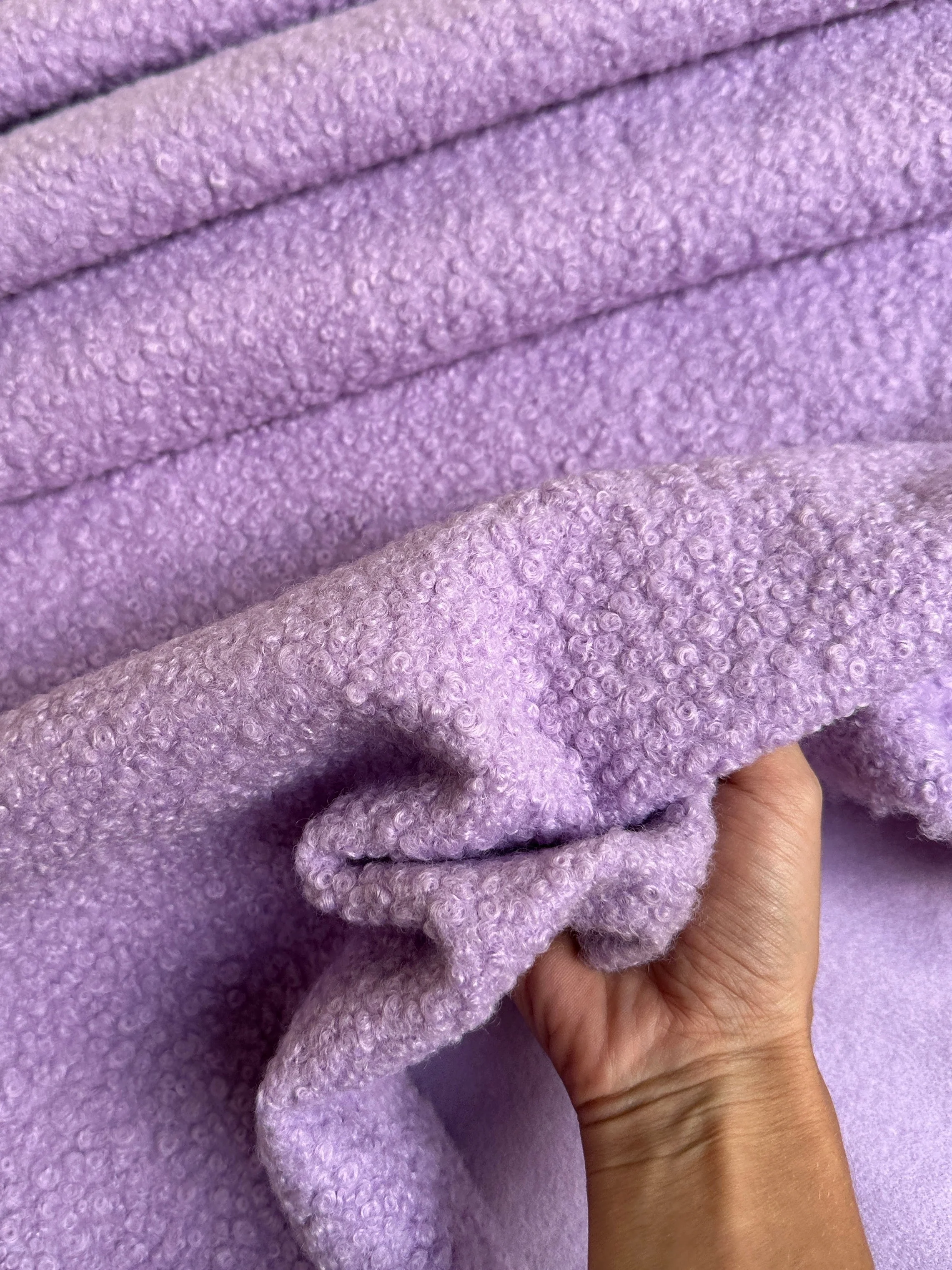 Lavender Premium Lamb Faux Wool - Image 7