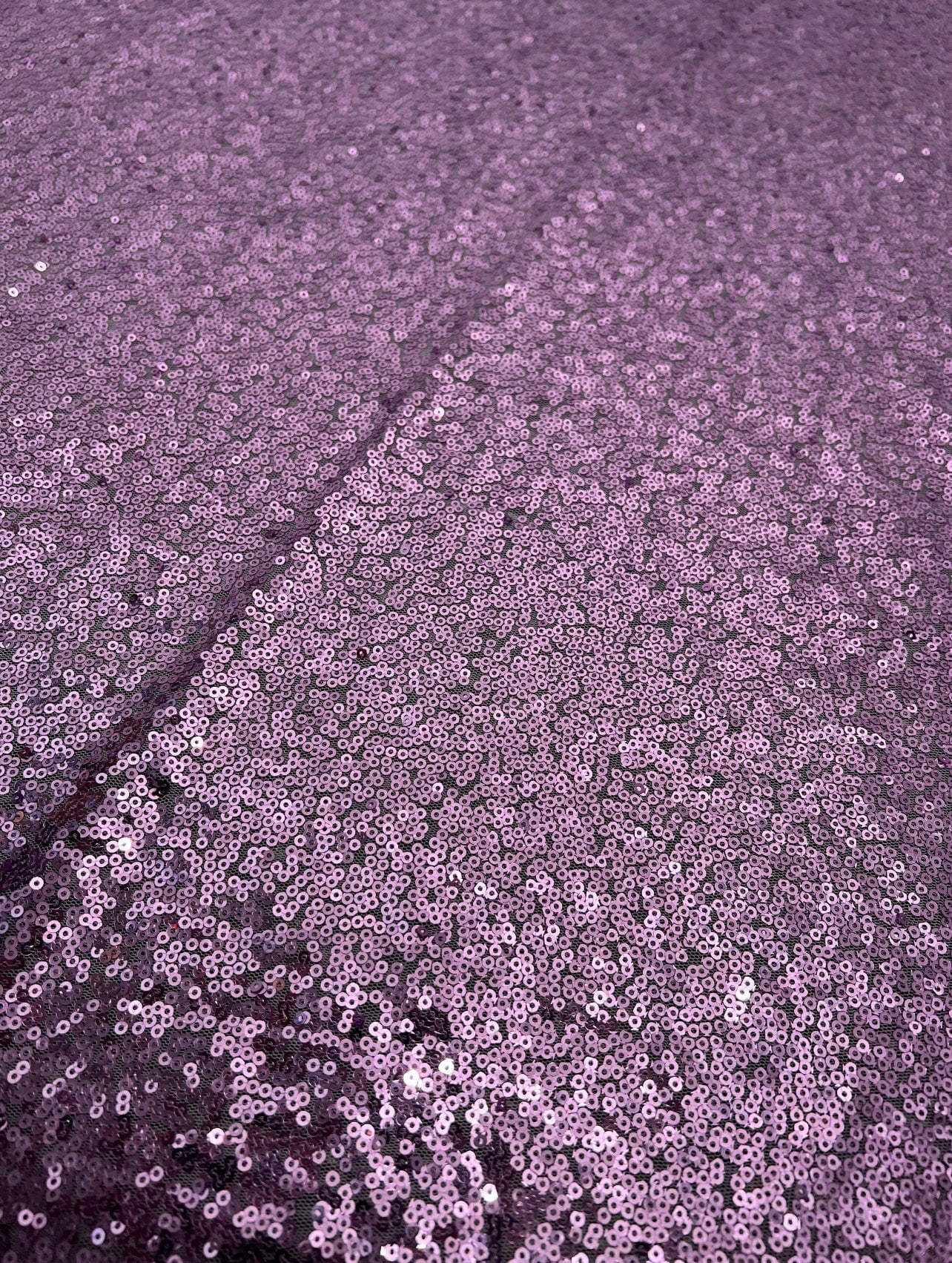 Lavender Stretch Sequin on Mesh - Image 5