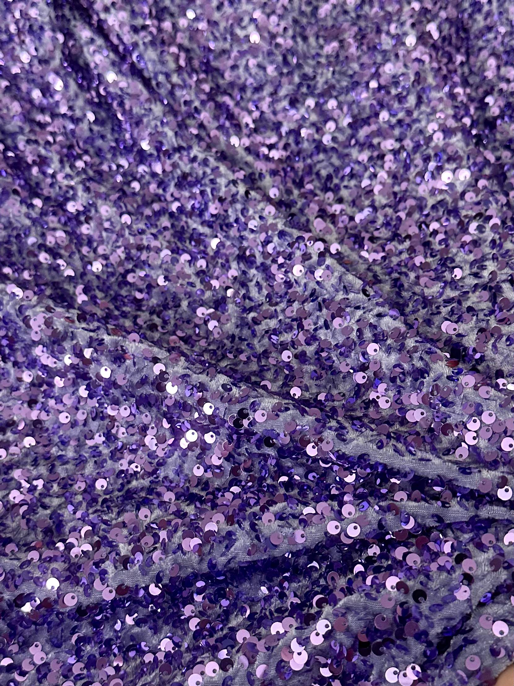 Lavender Sequin on Velvet - Image 6
