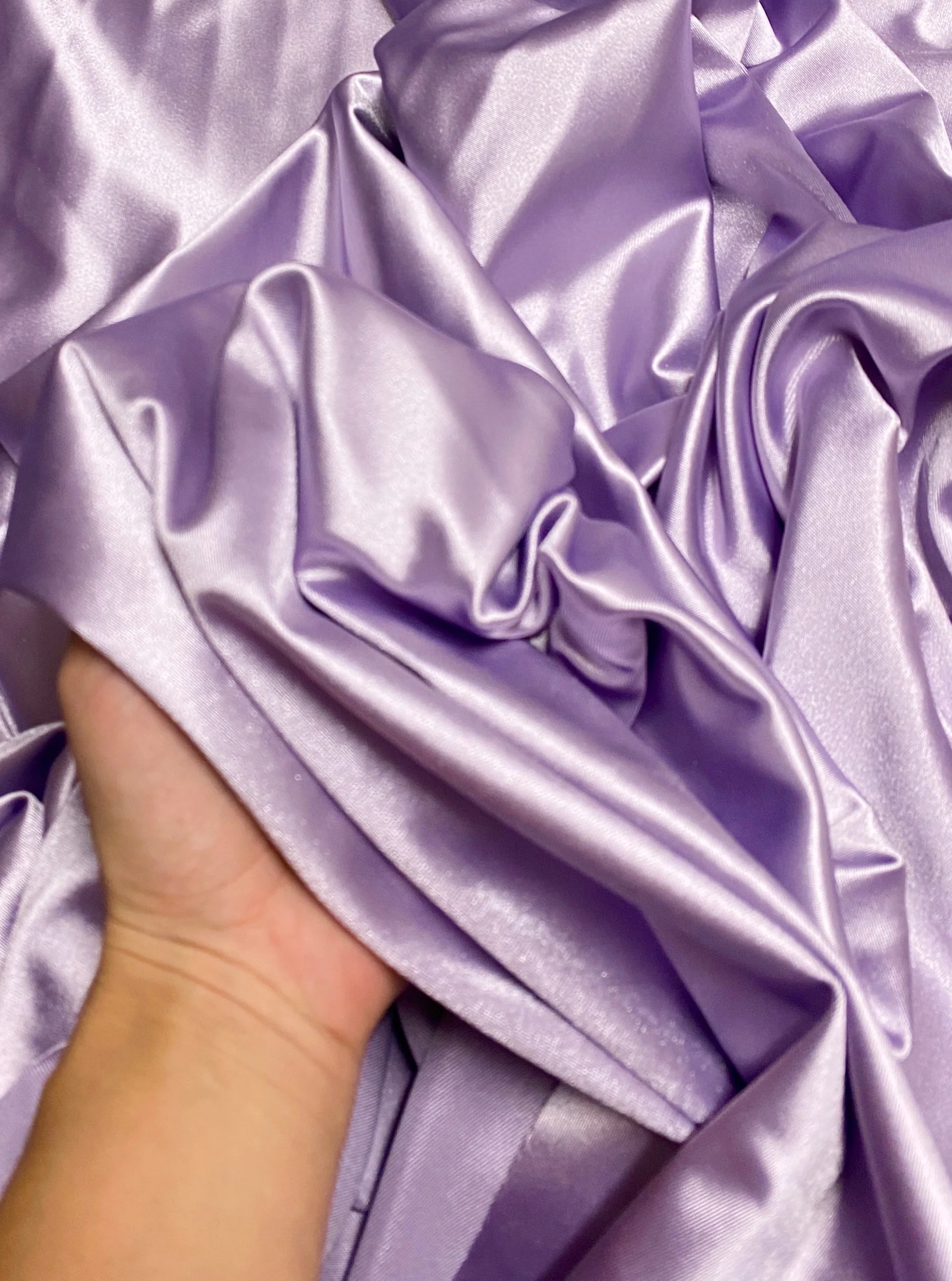 Lavender Shiny Nylon Spandex - Image 4