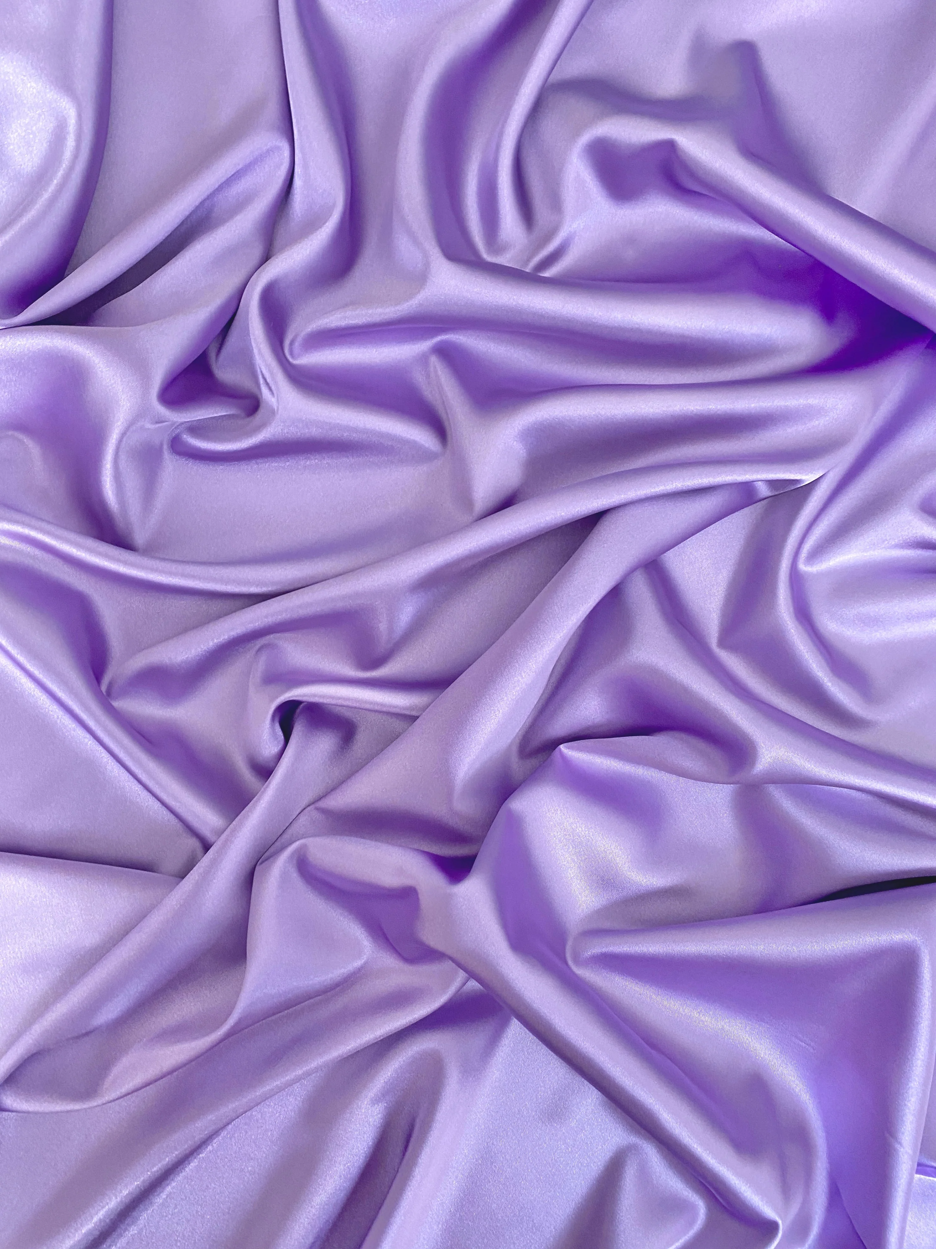 Lavender Silky Stretch Satin - Image 7