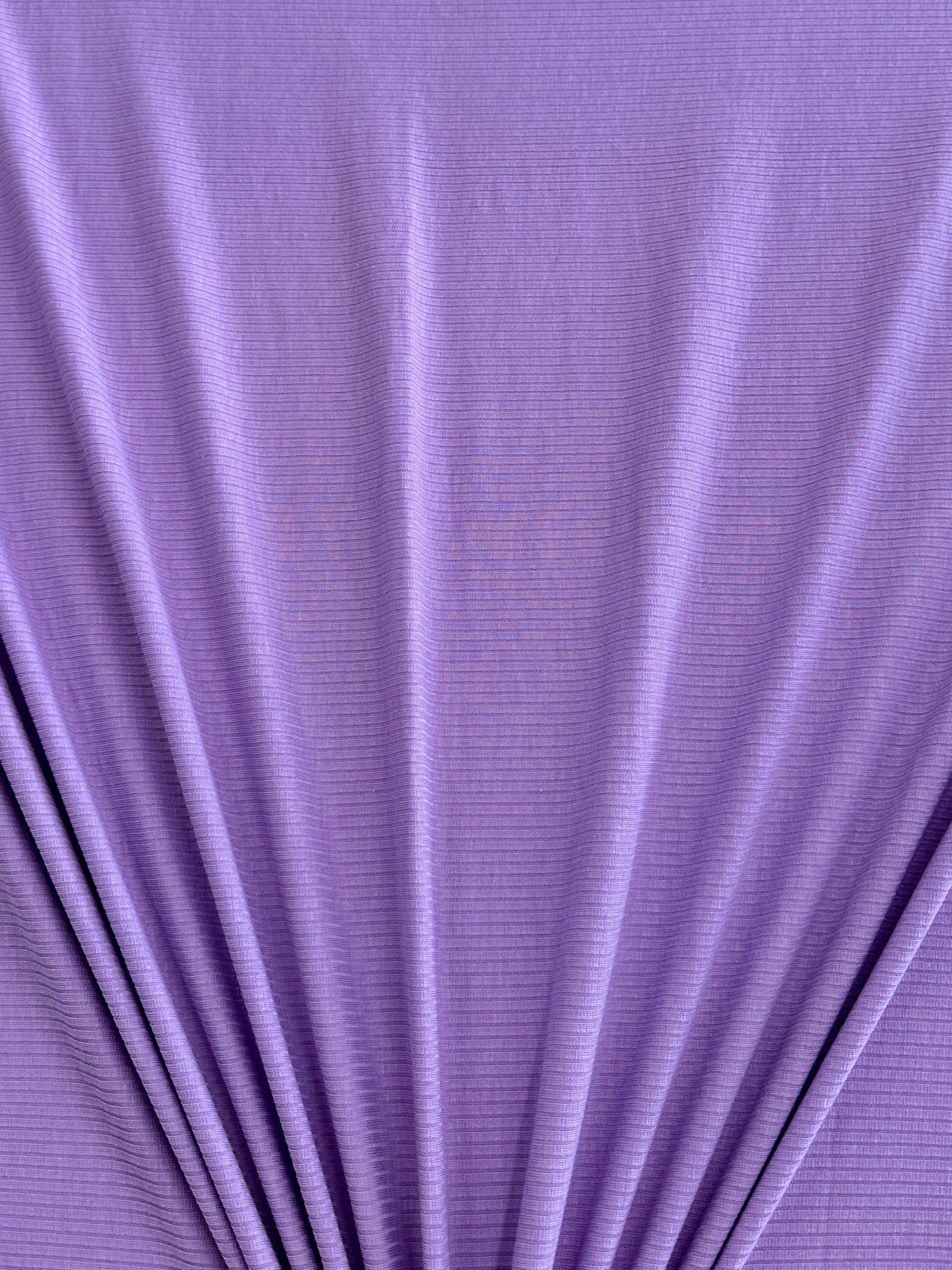 Lavender Solid Rib Knit - Image 7