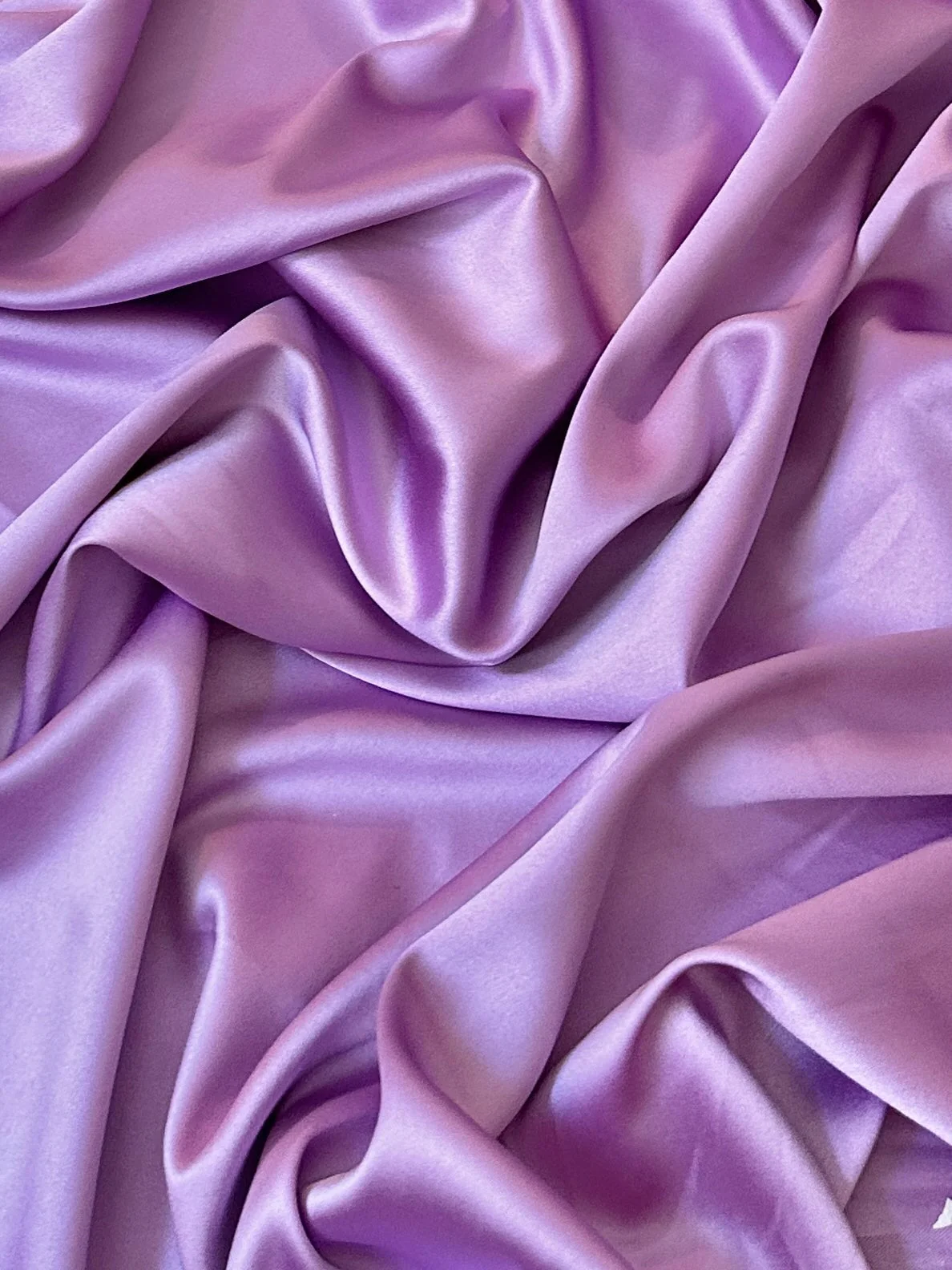 Lavender Stretch Crepe Back Satin - Image 8