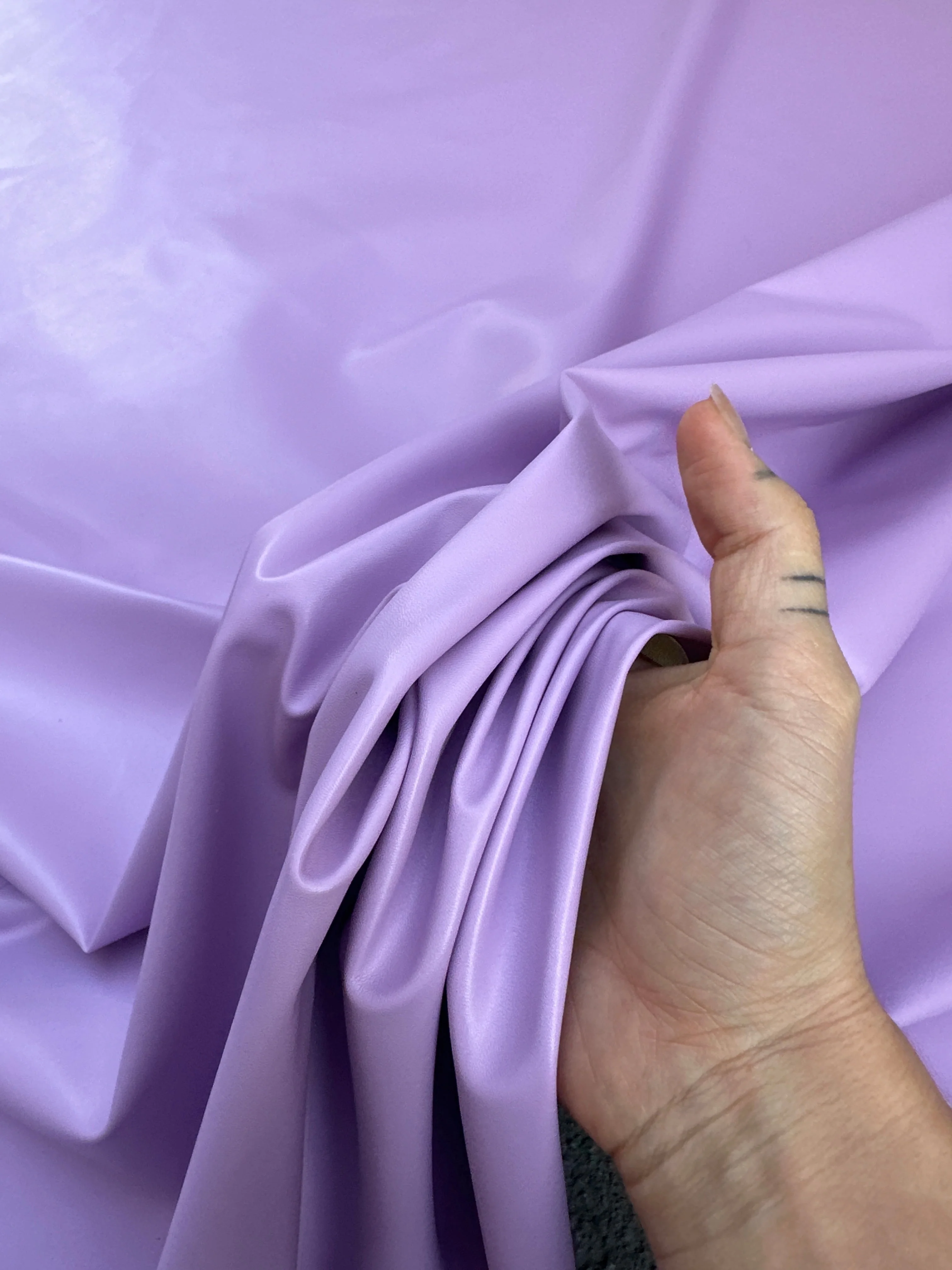 Lavender Stretch Faux Leather - Image 10