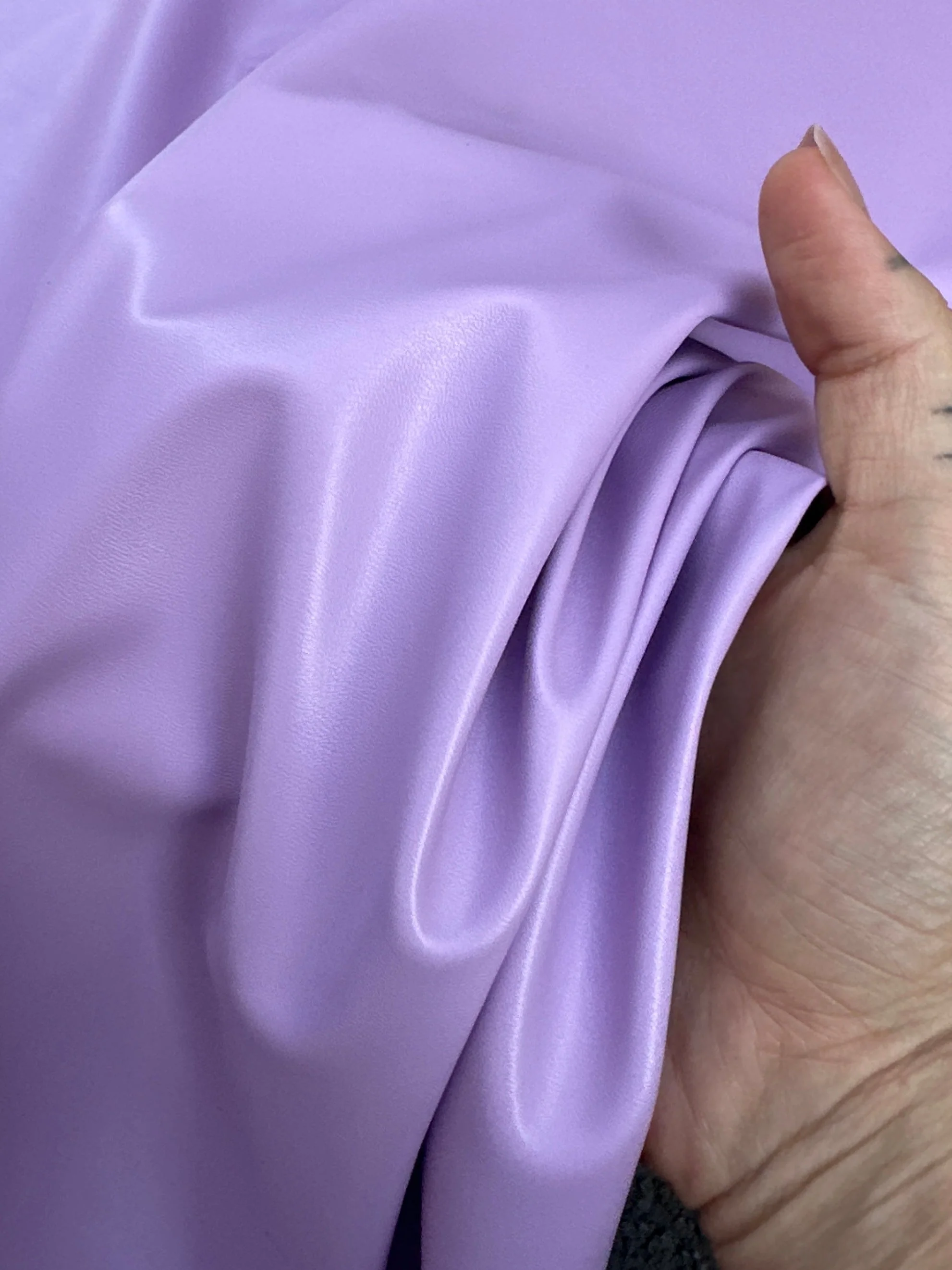 Lavender Stretch Faux Leather - Image 9