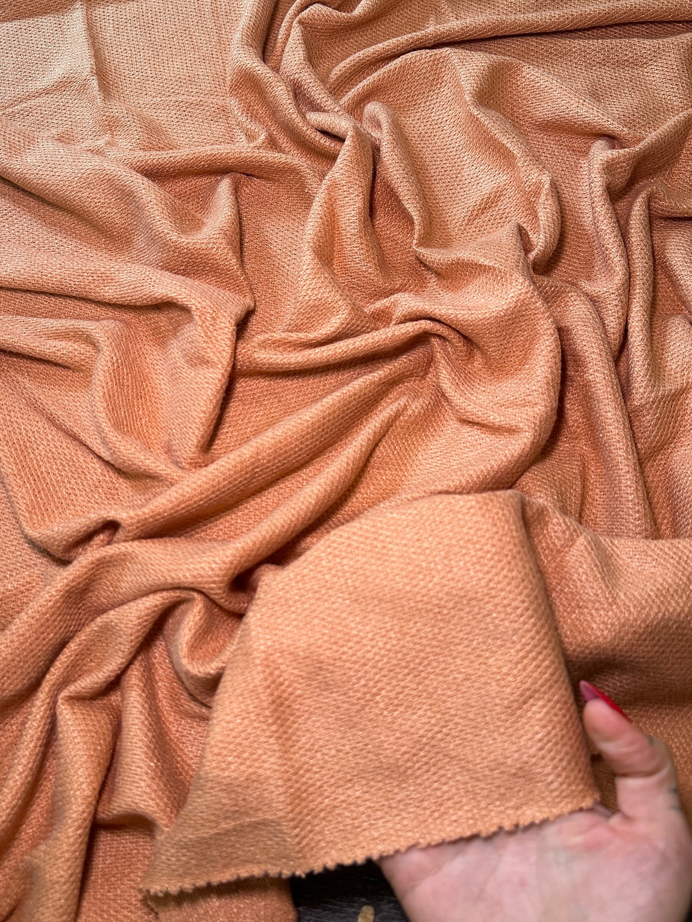 Light Peach Textured Knit - Image 4