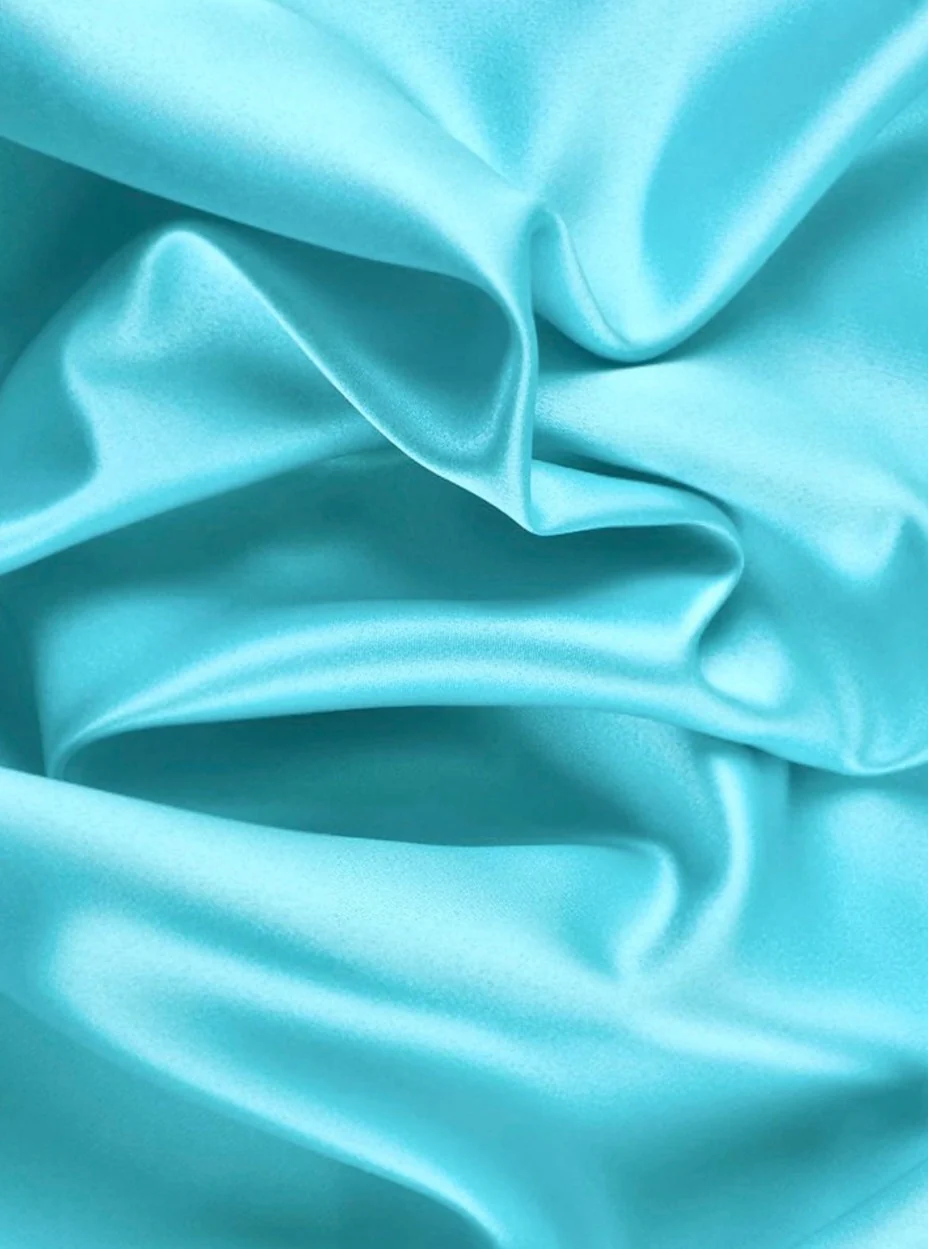 Light Turquoise Satin - Image 3