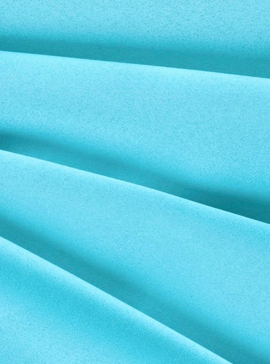 Light Turquoise Satin - Image 4