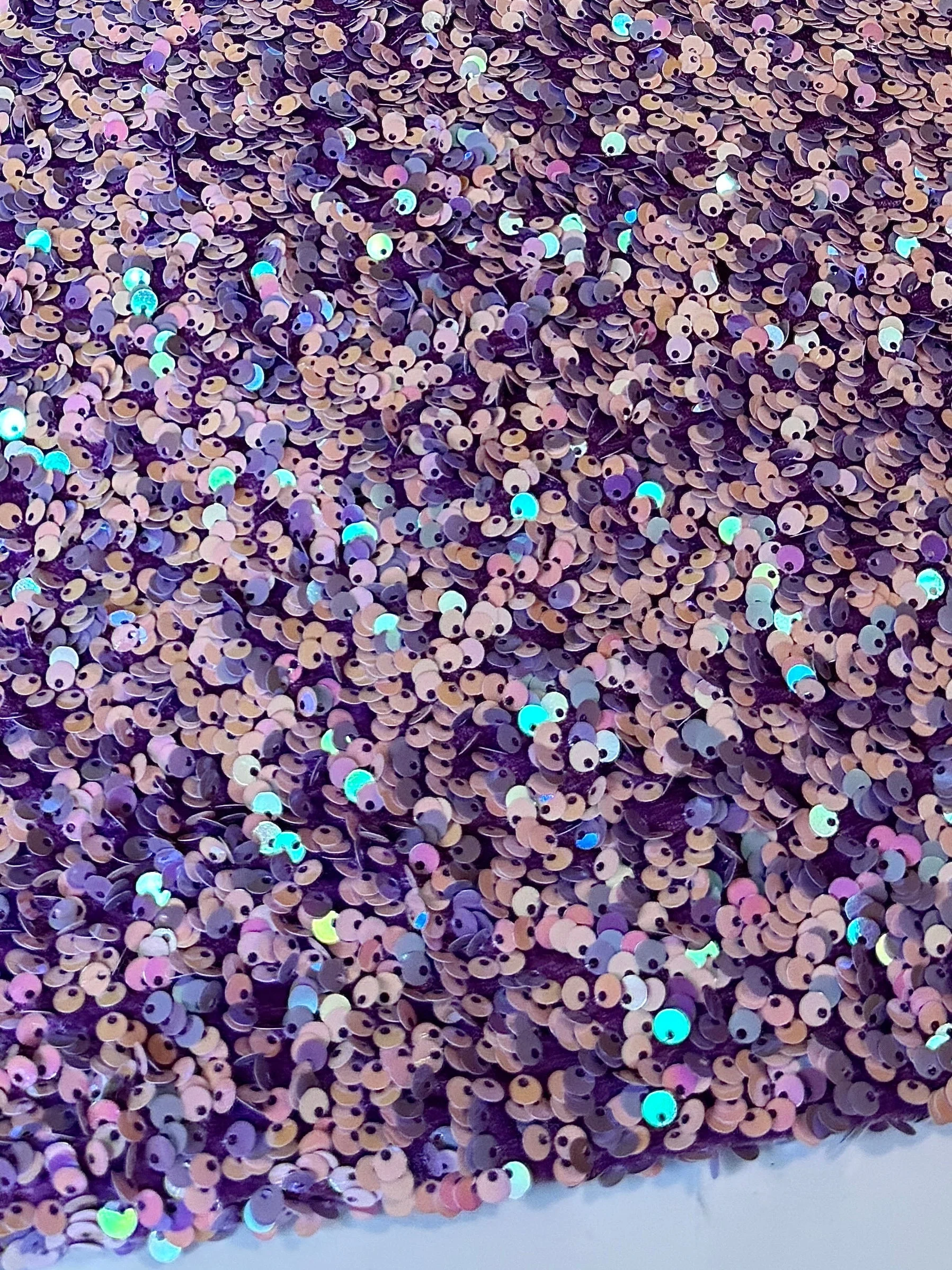 Lilac Iridescent Sequin on Velvet (Exclusive Color) - Image 8