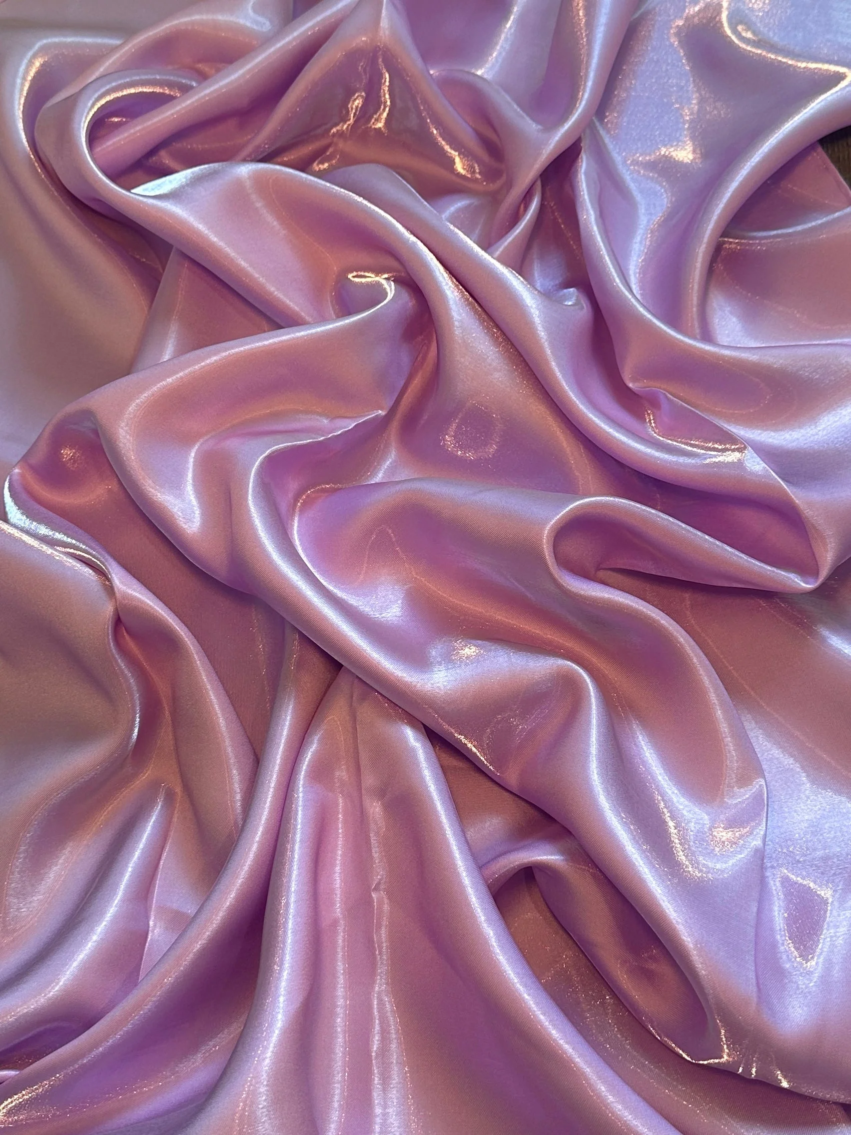 Lilac Liquid Bridal Satin